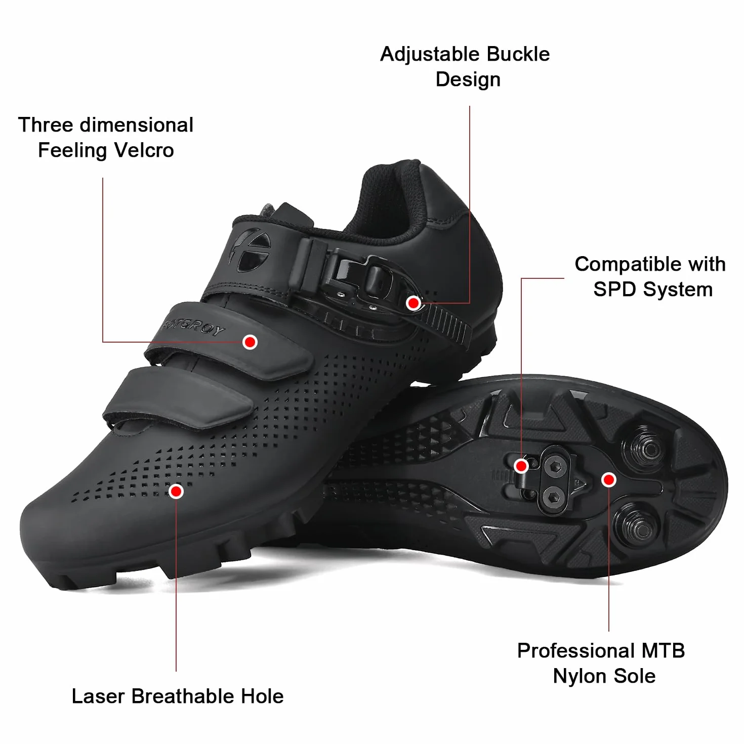 Buty rowerowe MTB Hombres Mujeres SPD Cleats