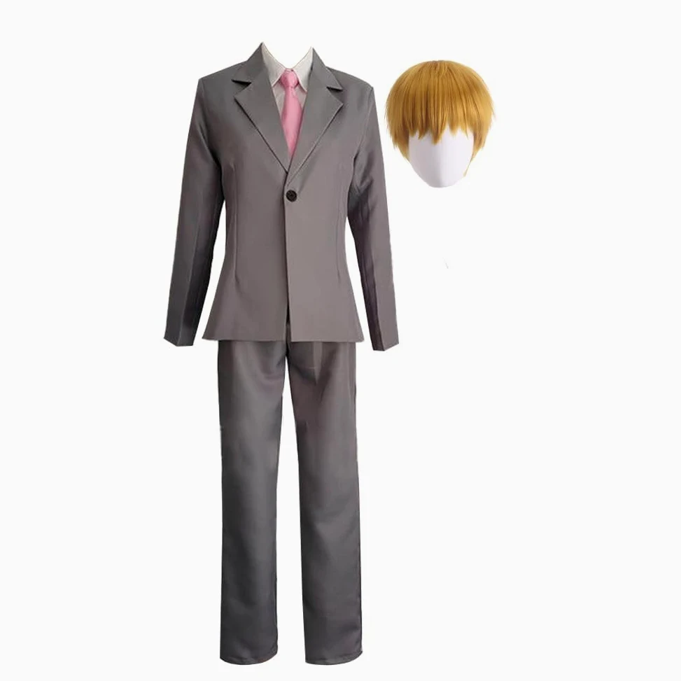 Reigen Arataka - Uniforme gris, disfraz de Mob Psycho 100, disfraz de cosplay de anime, Halloween, carnaval, fiesta, regalo para fanáticos del anime