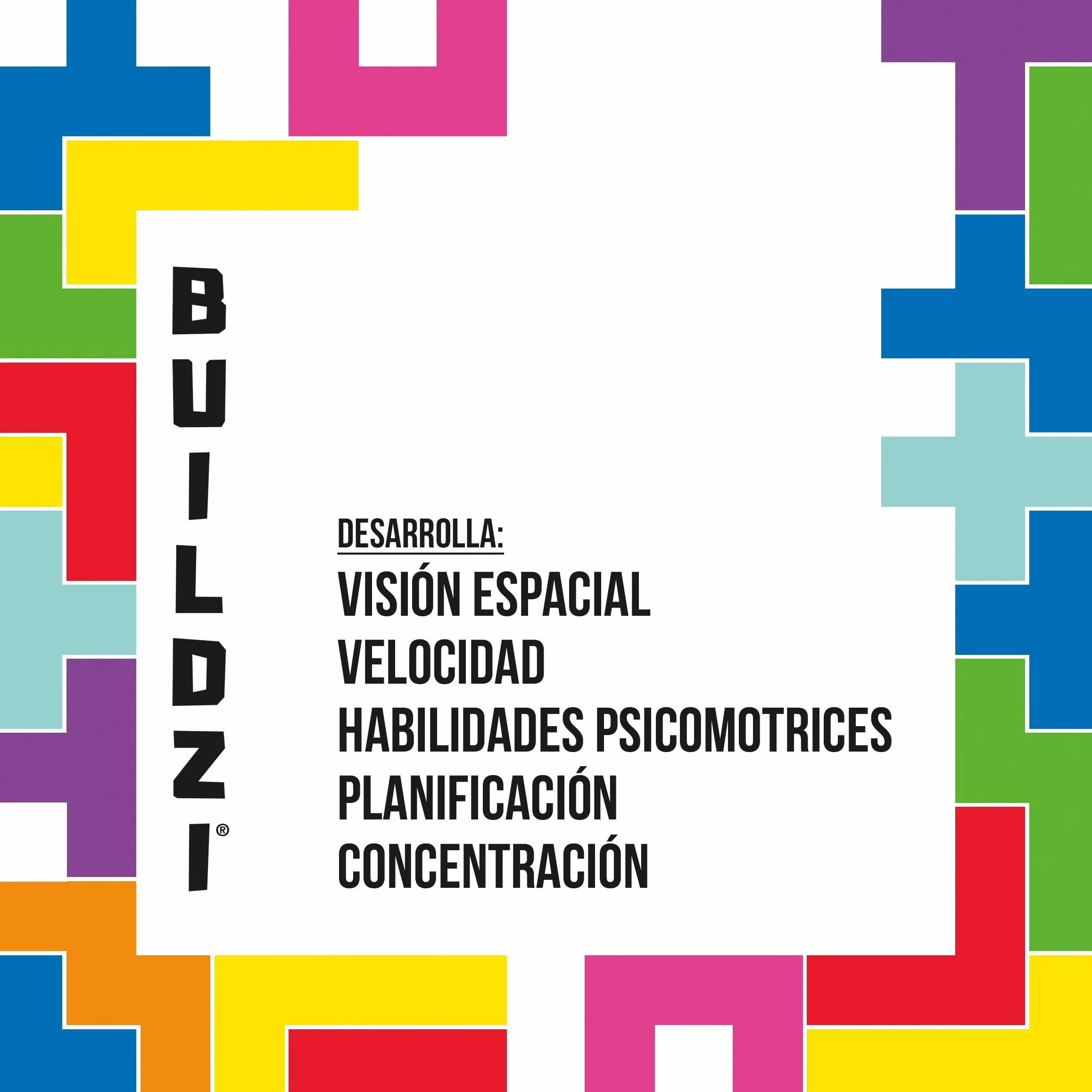 Ludilo - Buildzi | Rompecabezas Niños Y Rompecabezas Adultos | Juegos De Mesa Niños De 2 Jugadores | Juego De Mesa 6 Años O Más | Juegos 6 Años O Más | 7 Modos De Juego