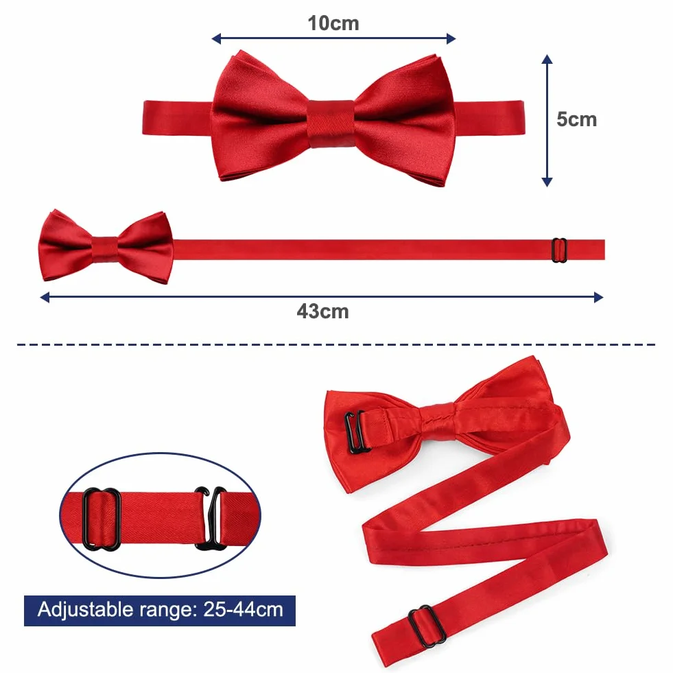 AOOWU Set de Tirantes y Pajaritas Hombre 2.5cm Ajustable Elegante Retro Accesorio Traje