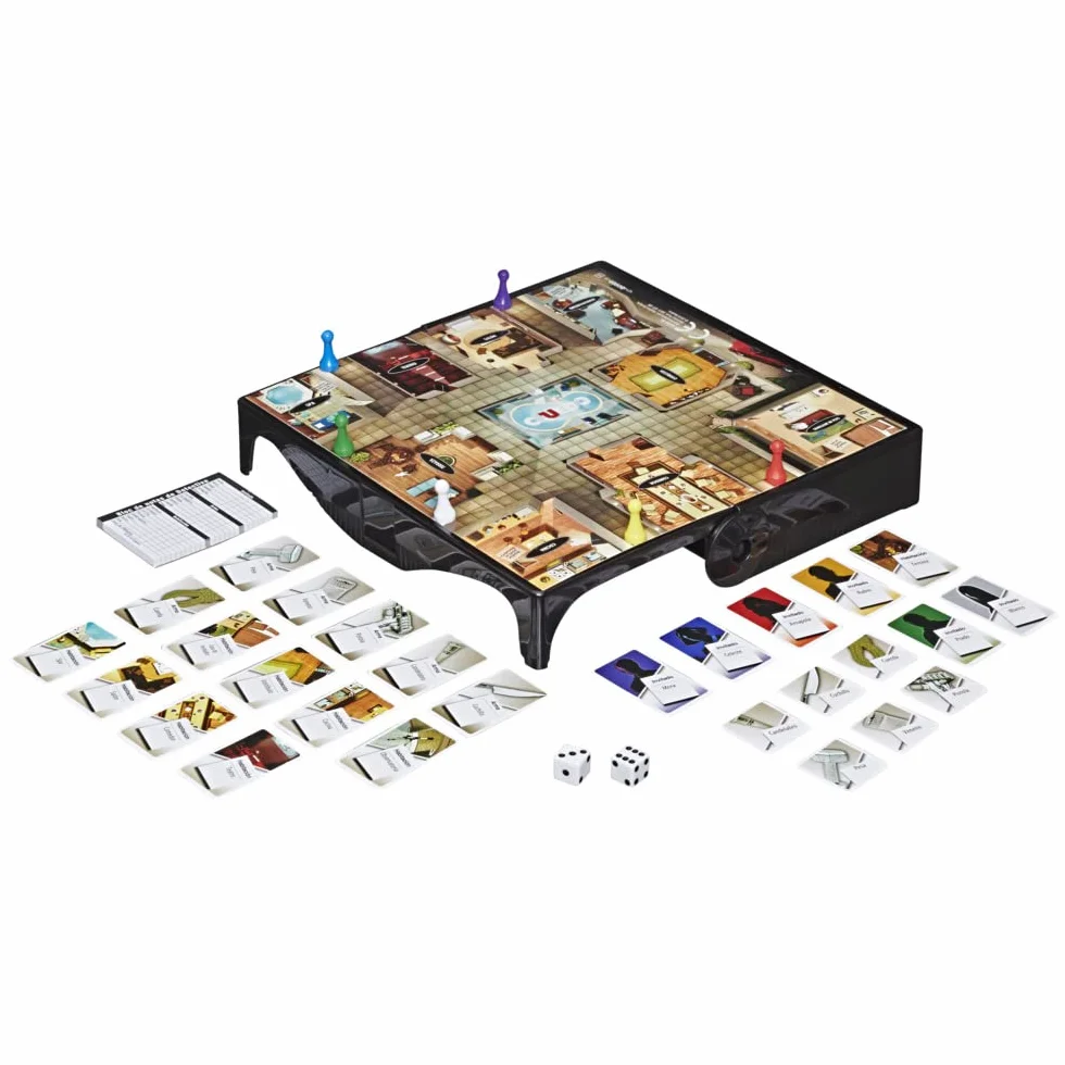 Hasbro Gaming Cluedo Grab & Go Juego de Mesa Detectives Viaje Multijugador Regalo Niños