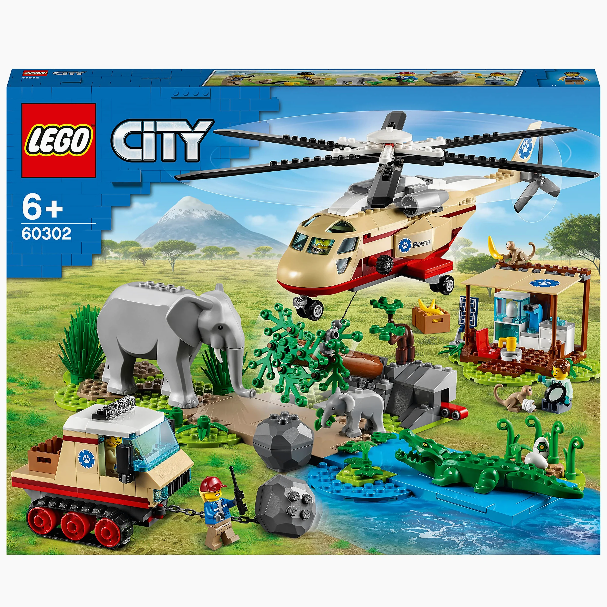 LEGO 60302 City Wildlife Rescate de la Fauna Salvaje, Operación