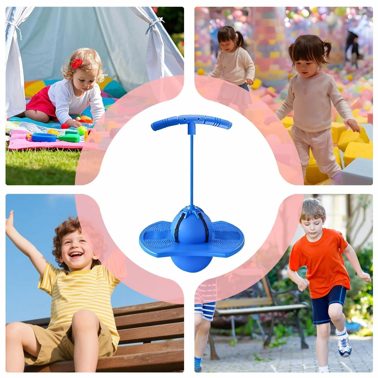 Pelota Saltarina para Niños,Antideslizante y Elástica Divertida - de Pelota Saltarina,para Casa Colegio Parque Viaje Deportes Camping Cumpleaños Vacaciones