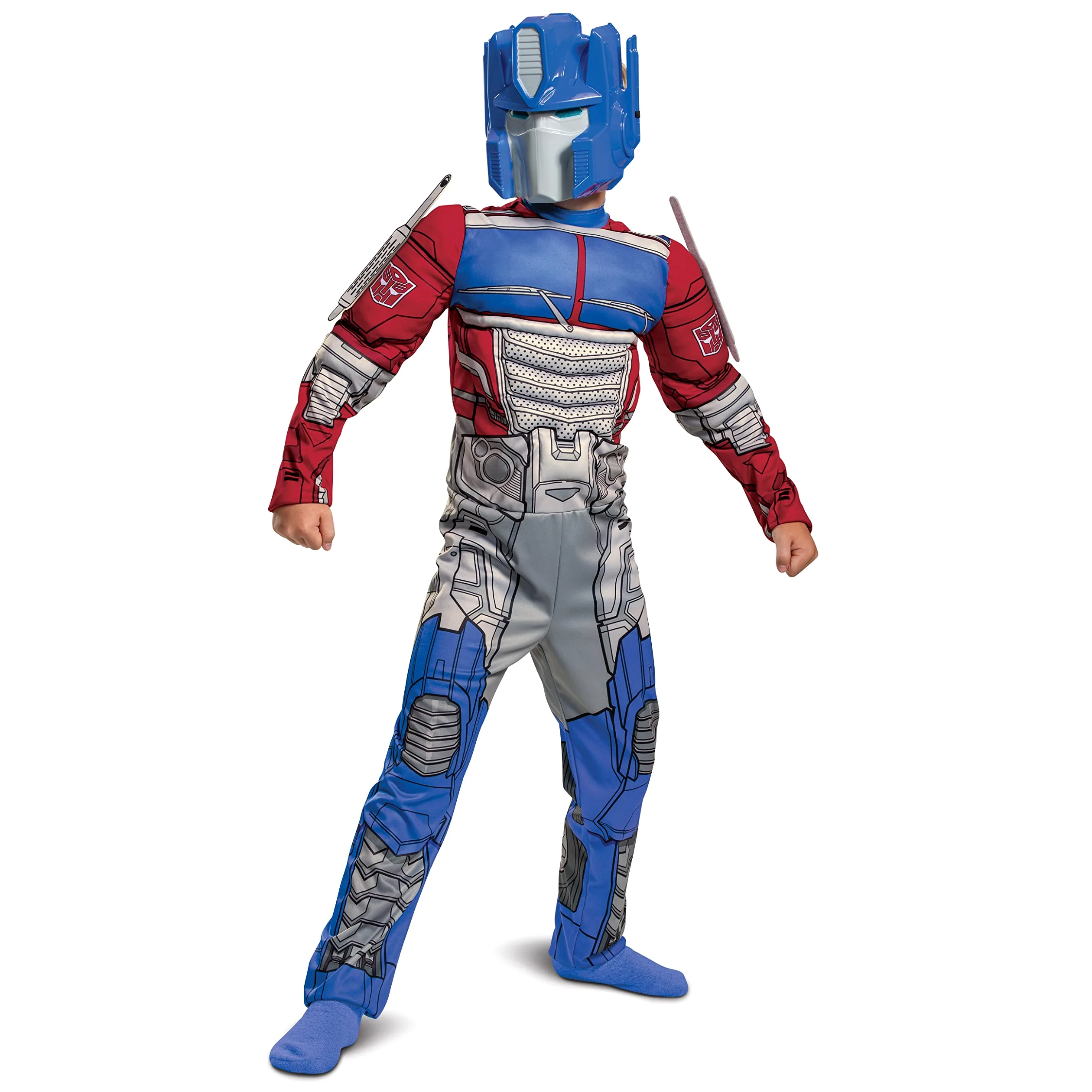 DISGUISE 104919K - Disfraz oficial de Optimus Prime, para niños, azul, talla M