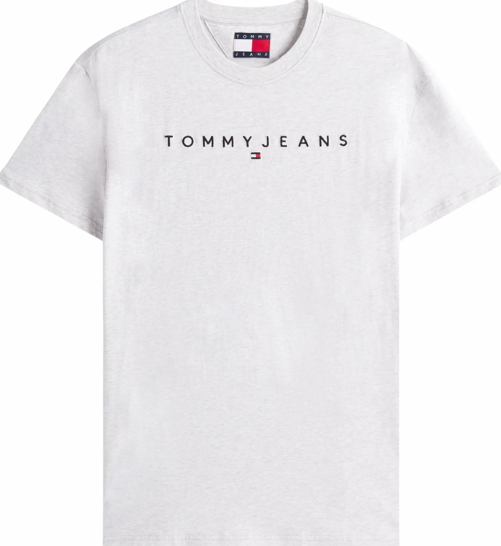 Tommy Jeans Camiseta Hombre Manga Corta Linear Logo Algodón