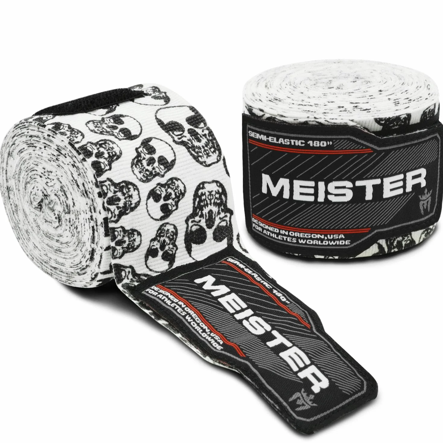 Meister Adulto 180" Vendas de Mano Semi-Elásticas para MMA Boxeo
