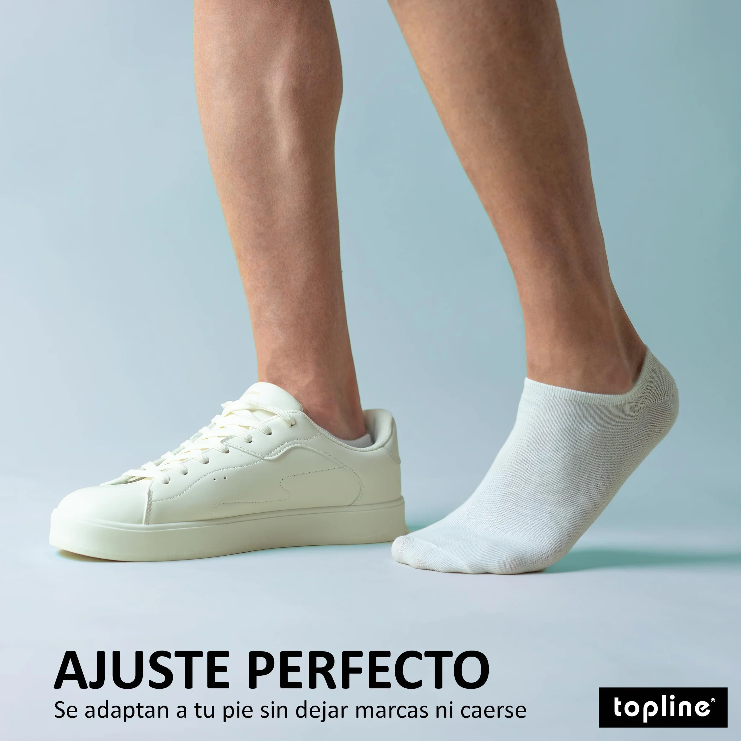 Topline Calcetines Tobilleros Hombre Mujer Cortos 12 Pares