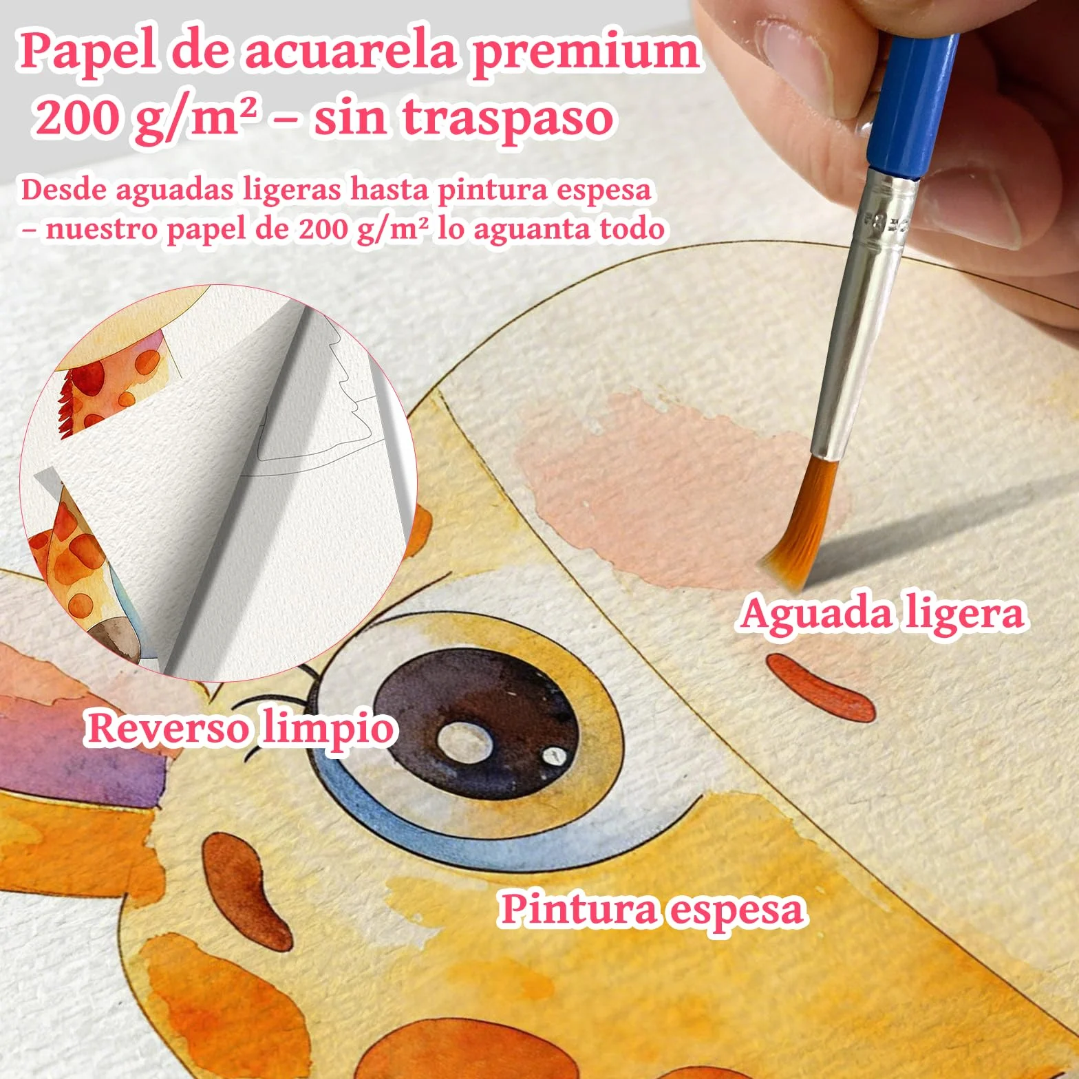 Elfew Pintura con Acuarelas para Ninos de 4 A 8 Anos, Libro para Colorear con Acuarelas, Juego de Acuarelas, Regalos para Niñas y Niños