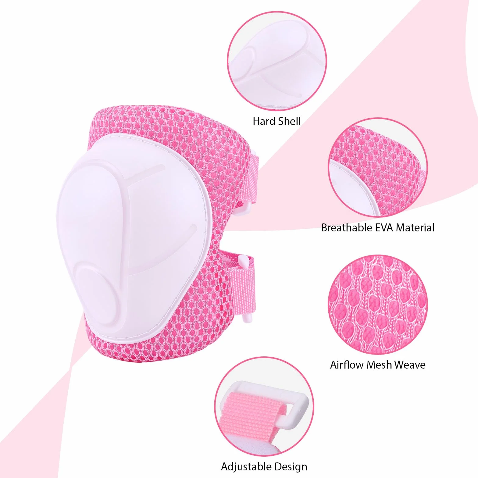 Equipo de Proteccion Infantil 9 Piezas con Casco Ajustable, Rodilleras, Coderas y Muñequeras para Patinaje Ciclismo