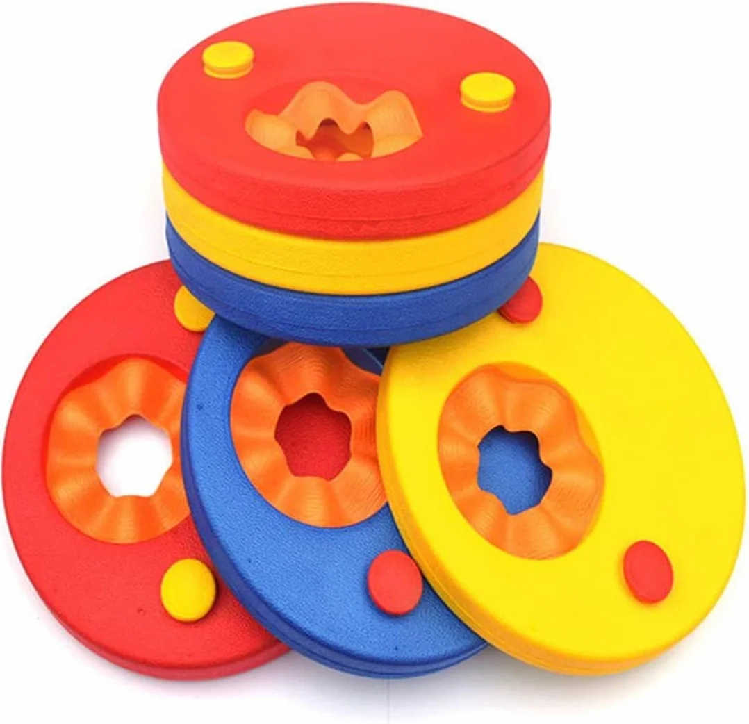 Manguitos de natación para niños, 6 Piezas, Espuma, Discos Flotantes Piscina