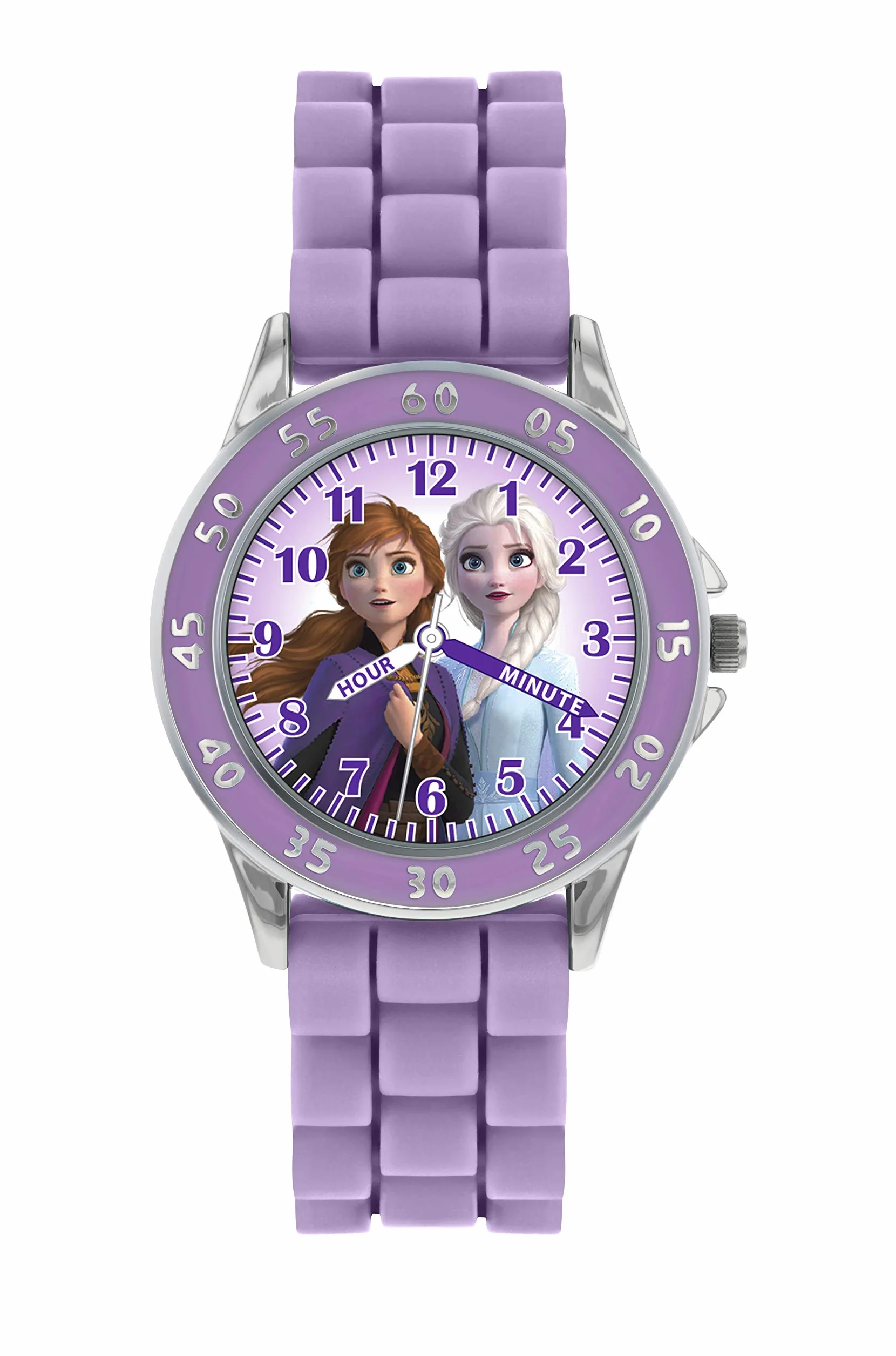 Disney Frozen FZN9505 Reloj Analógico de Cuarzo para Niña con Correa de Silicona