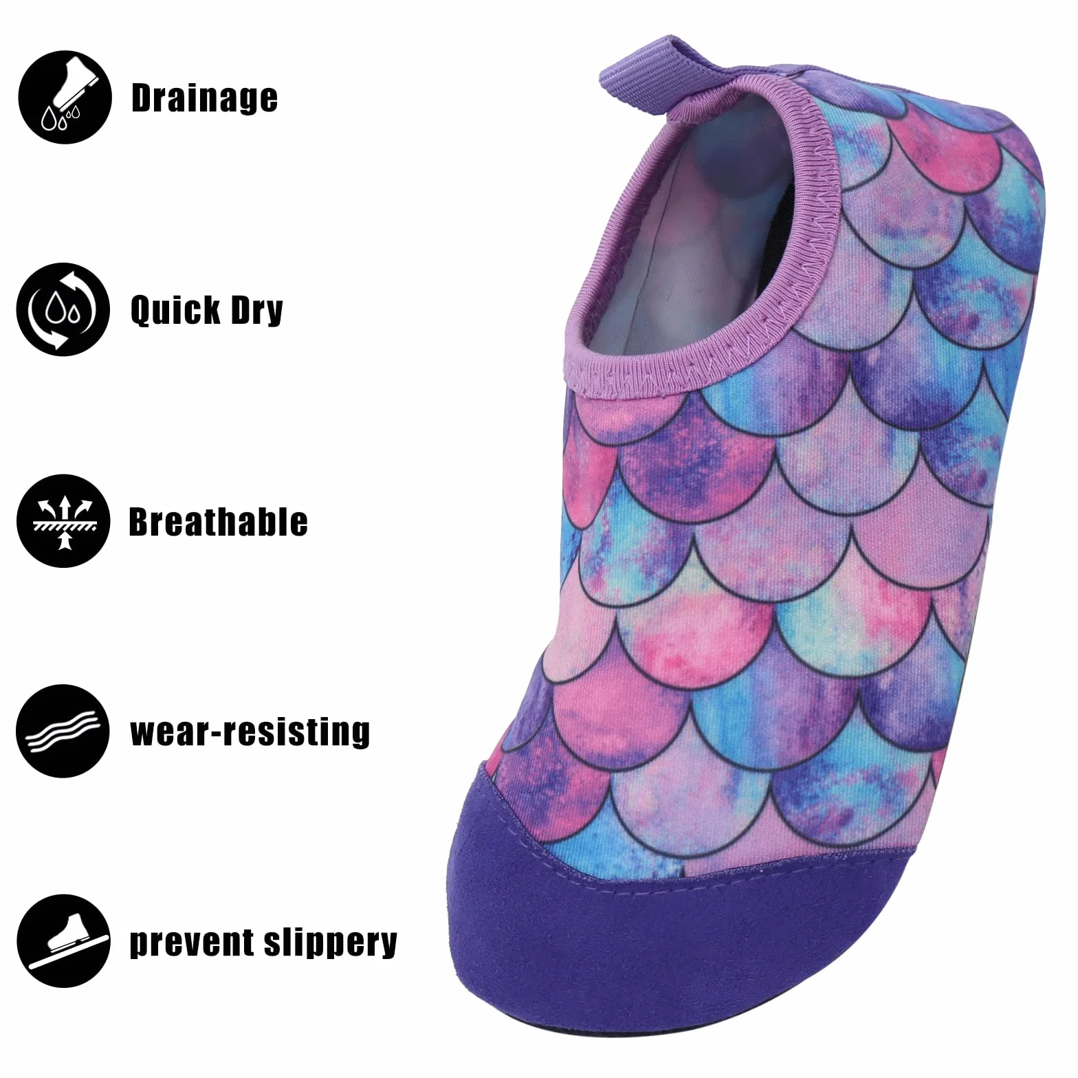 Zapatos de Agua para Niños Escarpines Antideslizantes Playa Piscina