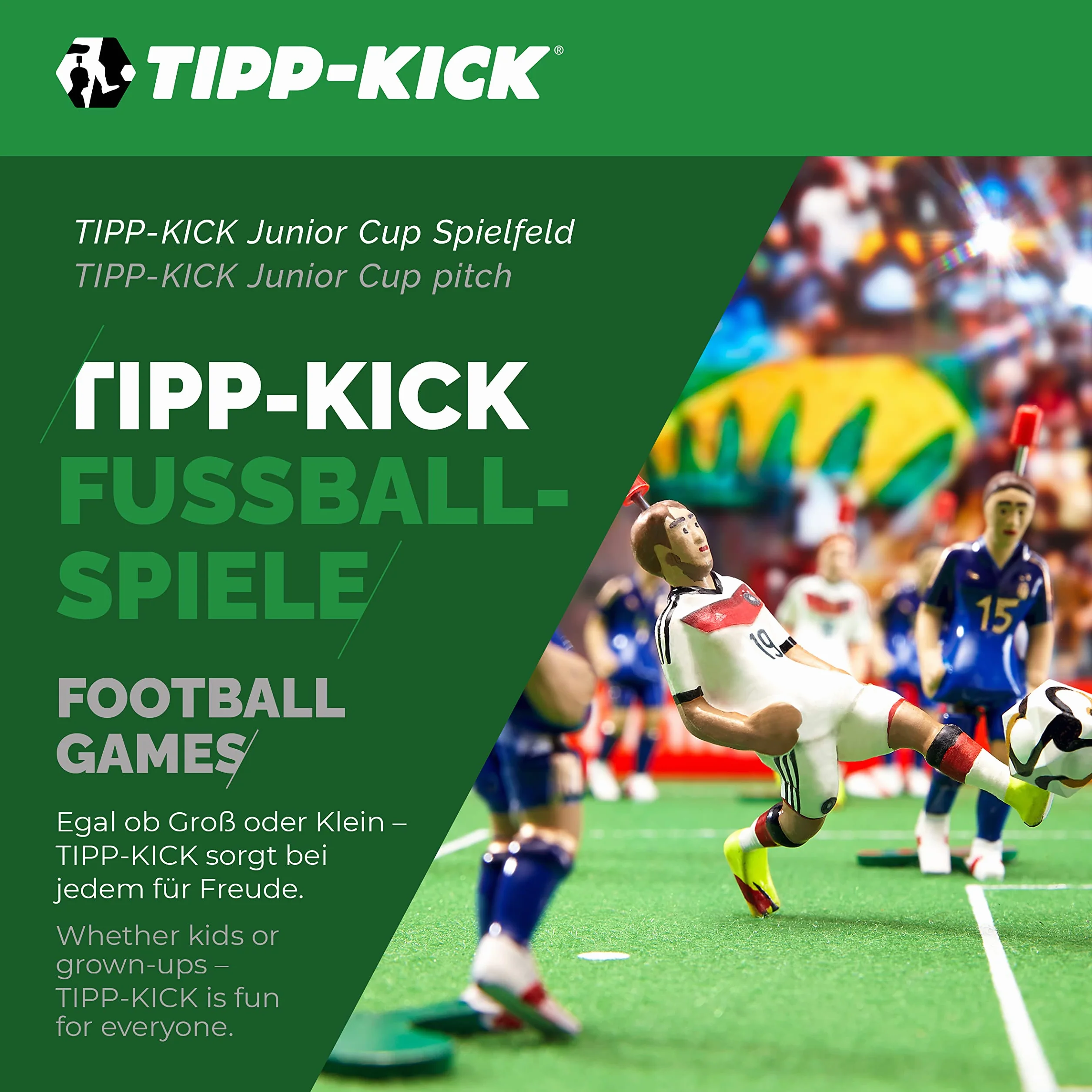 Spielfeld (82x56cm) TIPP para Kick-Junior Cup