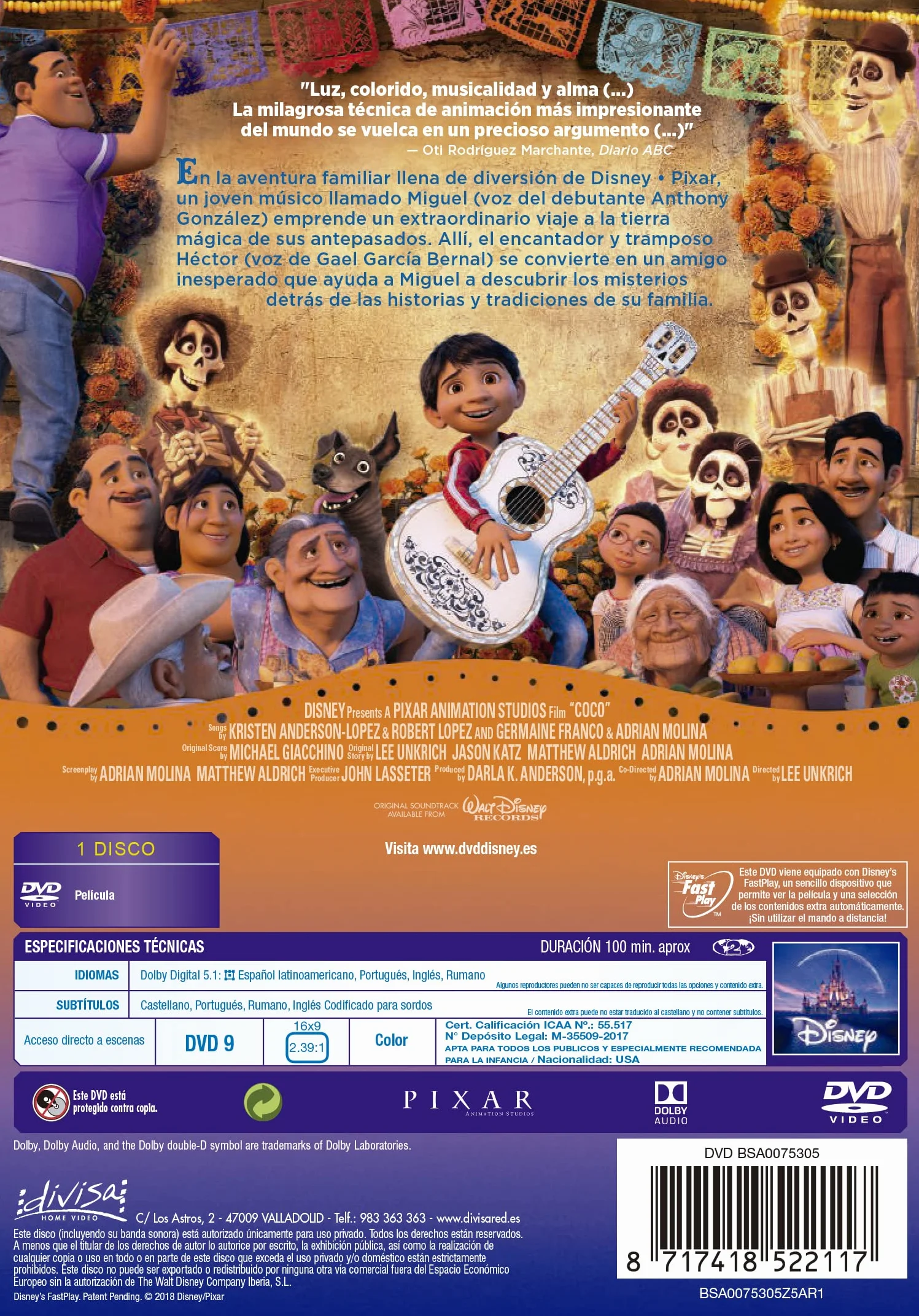 Coco DVD