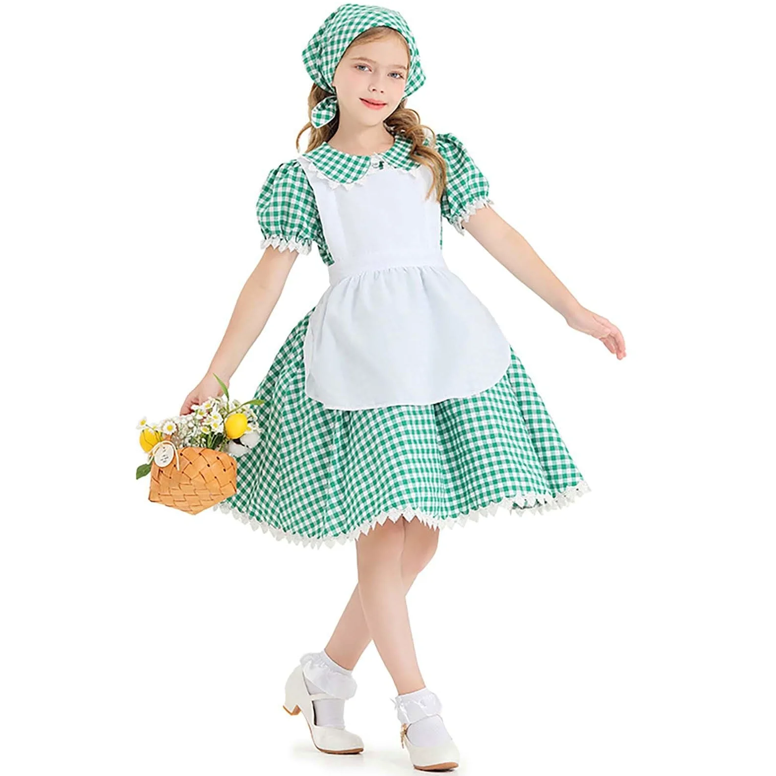 Generisch Trajes de niña Bruja Lolita Vestido para Niños Fiesta Cosplay Rendimiento Ropa Diaria Niño Adolescente