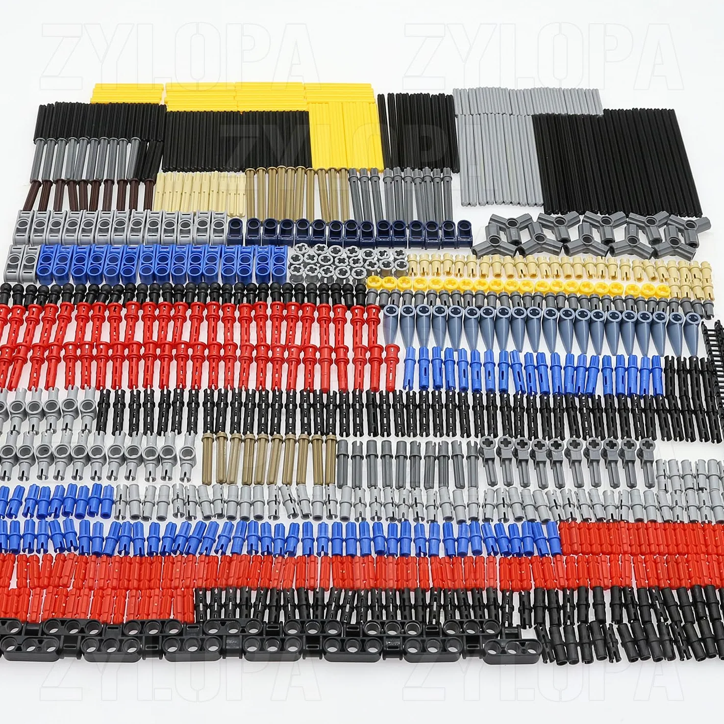 Kit de Ejes y pasadores Technic de 885 Piezas compatibles con Las Principales Marcas Piezas y Conectores Technic Bujes y eslabones de Cadena | piezas, piezas técnicas, motor, gars, rótulas, ruedas,