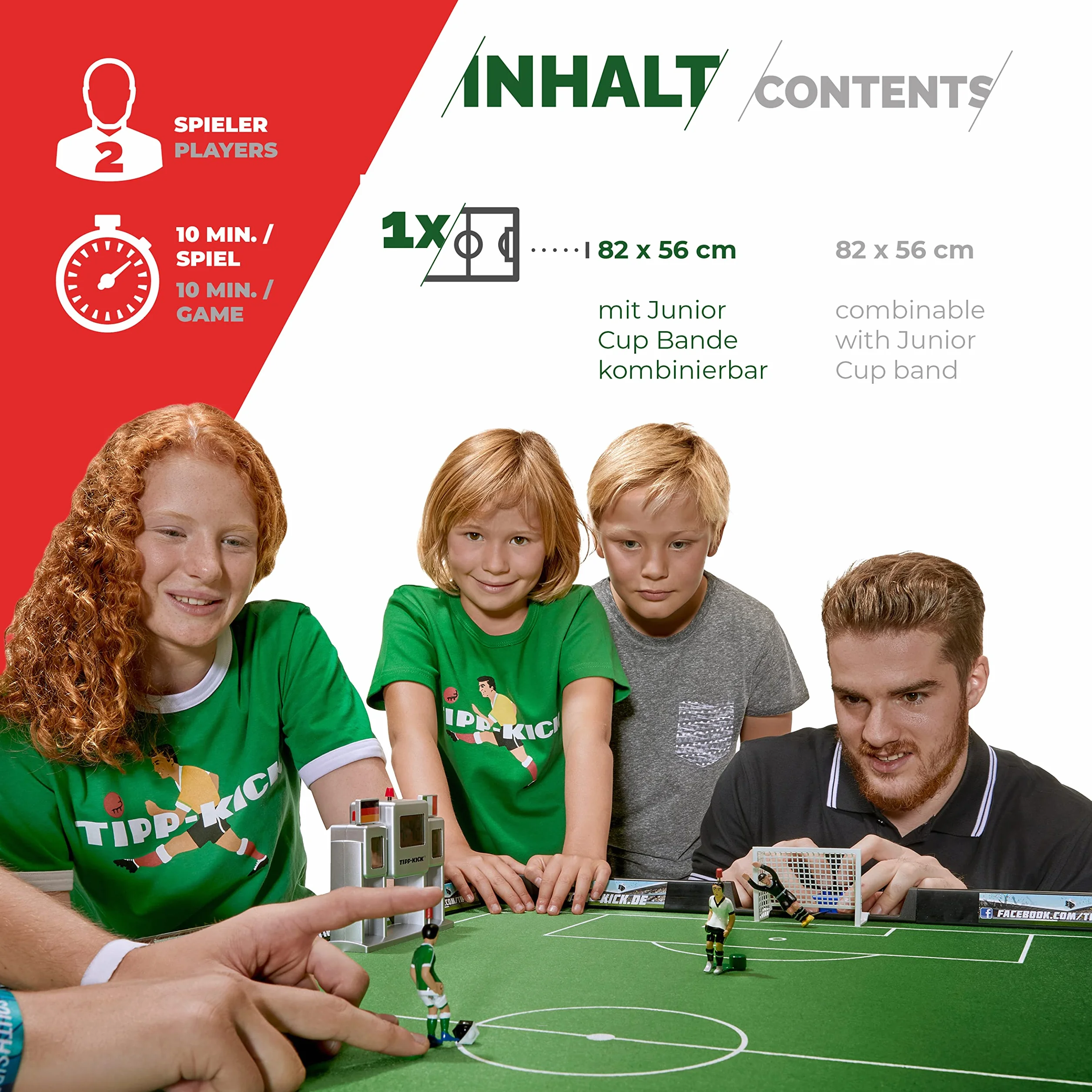 Spielfeld (82x56cm) TIPP para Kick-Junior Cup