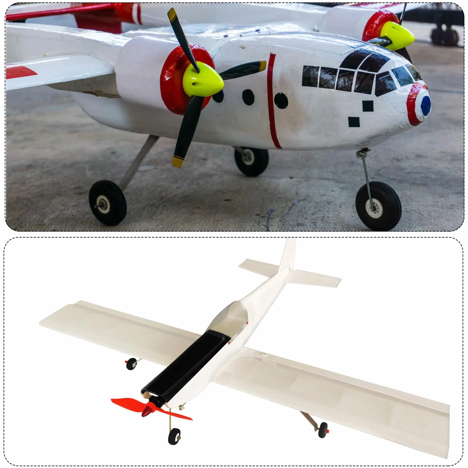 QUARKZMAN Ruedas para Avión RC 1.97" OD Ruedas de Espuma de PU para Avión RC Rueda de Cola de Neumático de Espuma para Avión RC Repuesto para Modelo de Avión RC DIY Paquete de 4