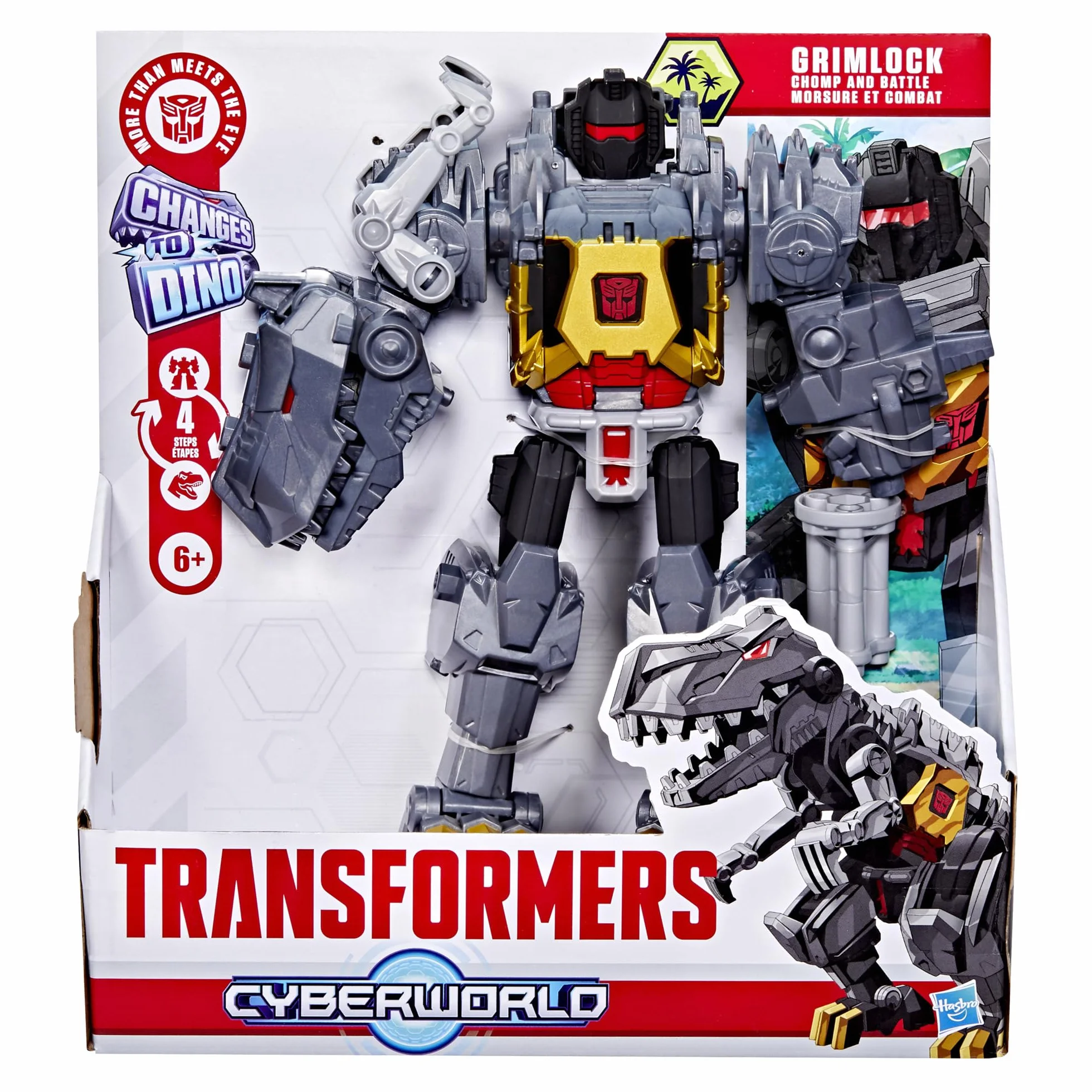 Transformers CYBERWORLD, Figura de acción de Grimlock Mandíbulas de Batalla