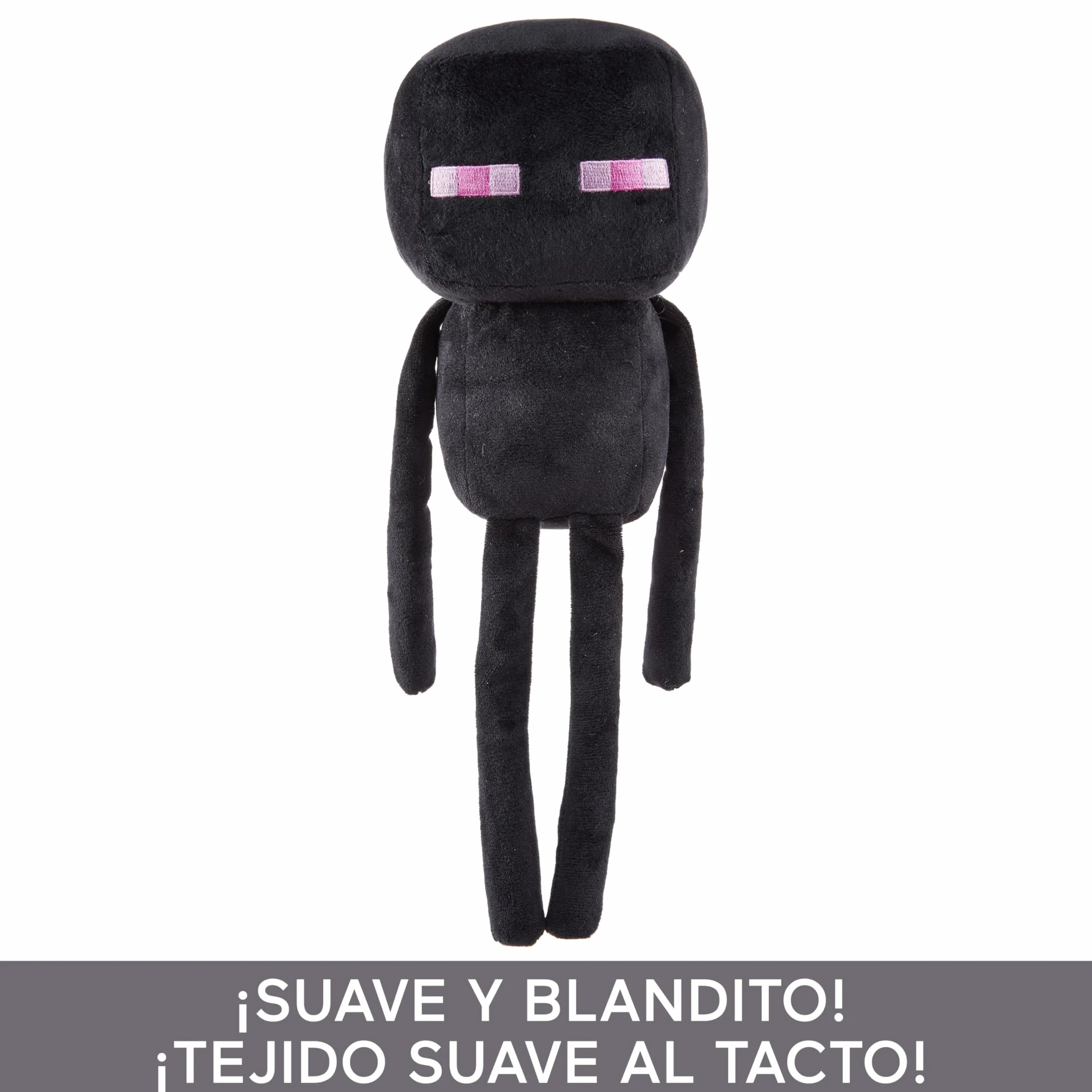Mattel Minecraft Peluche Enderman, personaje del videojuego, juguete +3 años (HLN11)