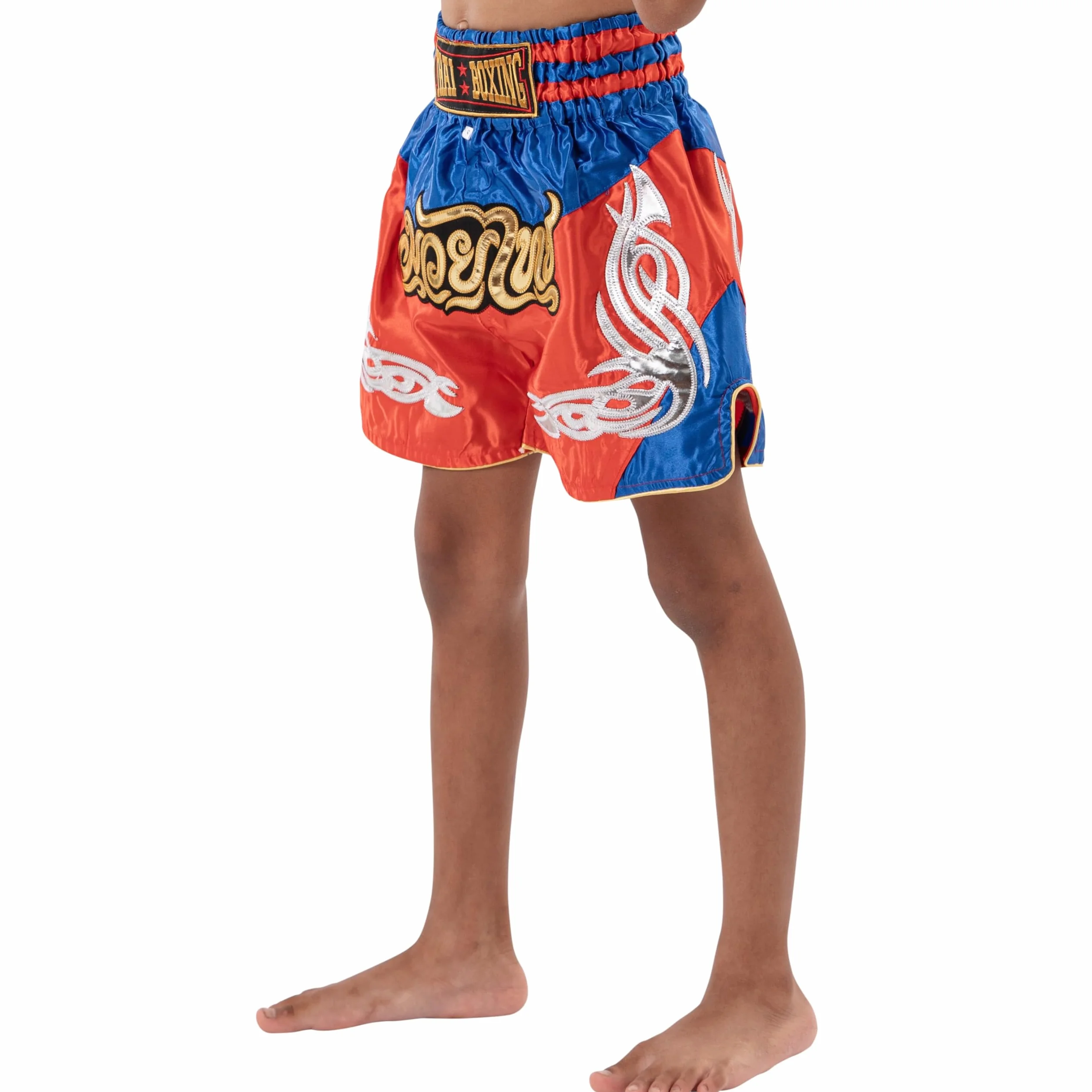 Pantalones Cortos de Muay Thai para Niños Boxeo Kickboxing MMA 2-12 Años