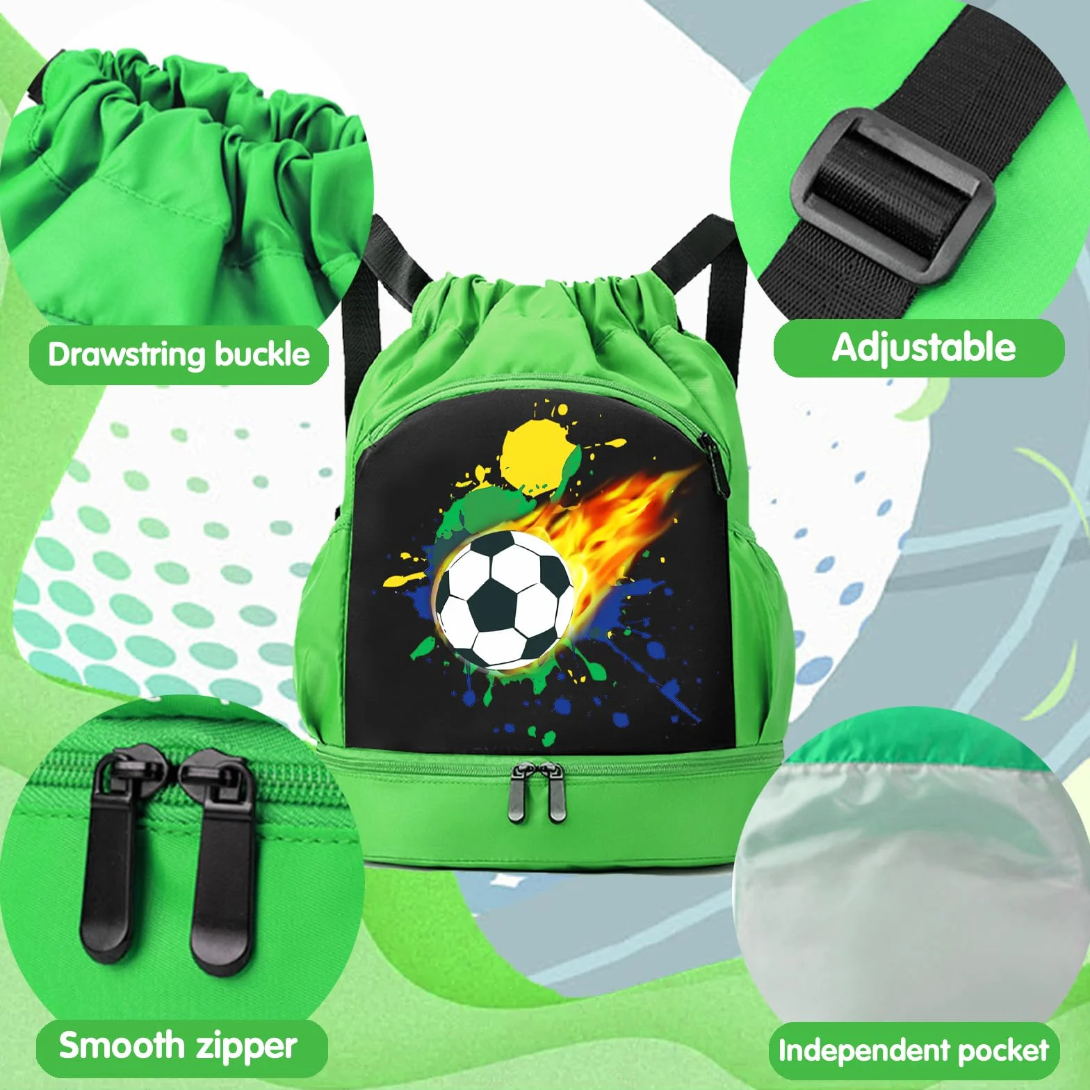 Bolso Playa Chico Impermeable Mochila Piscina Saco Gimnasia Deporte Camping