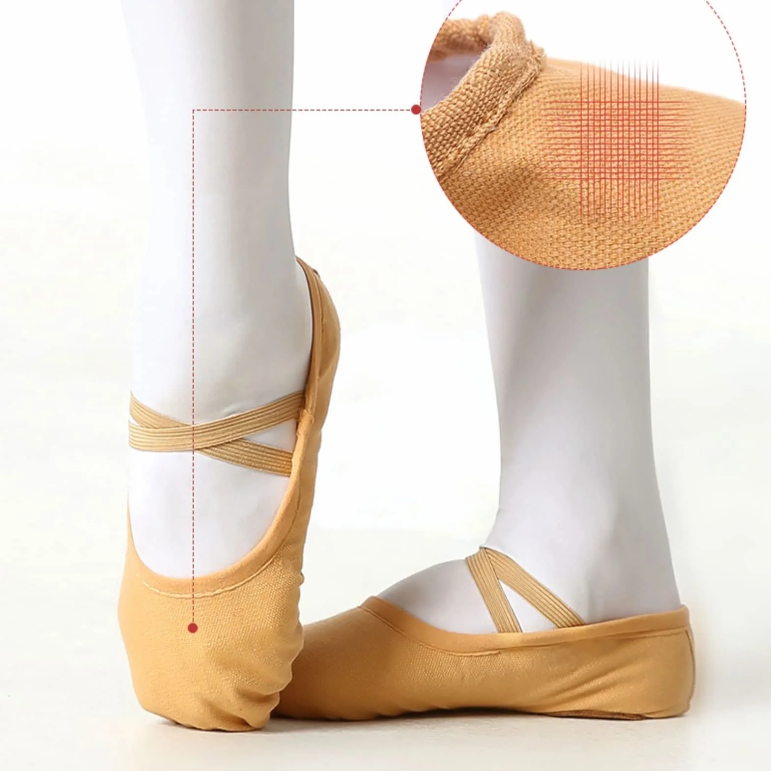 Rosefinch Zapatillas de Ballet Danza Canvas para Niña y Mujer