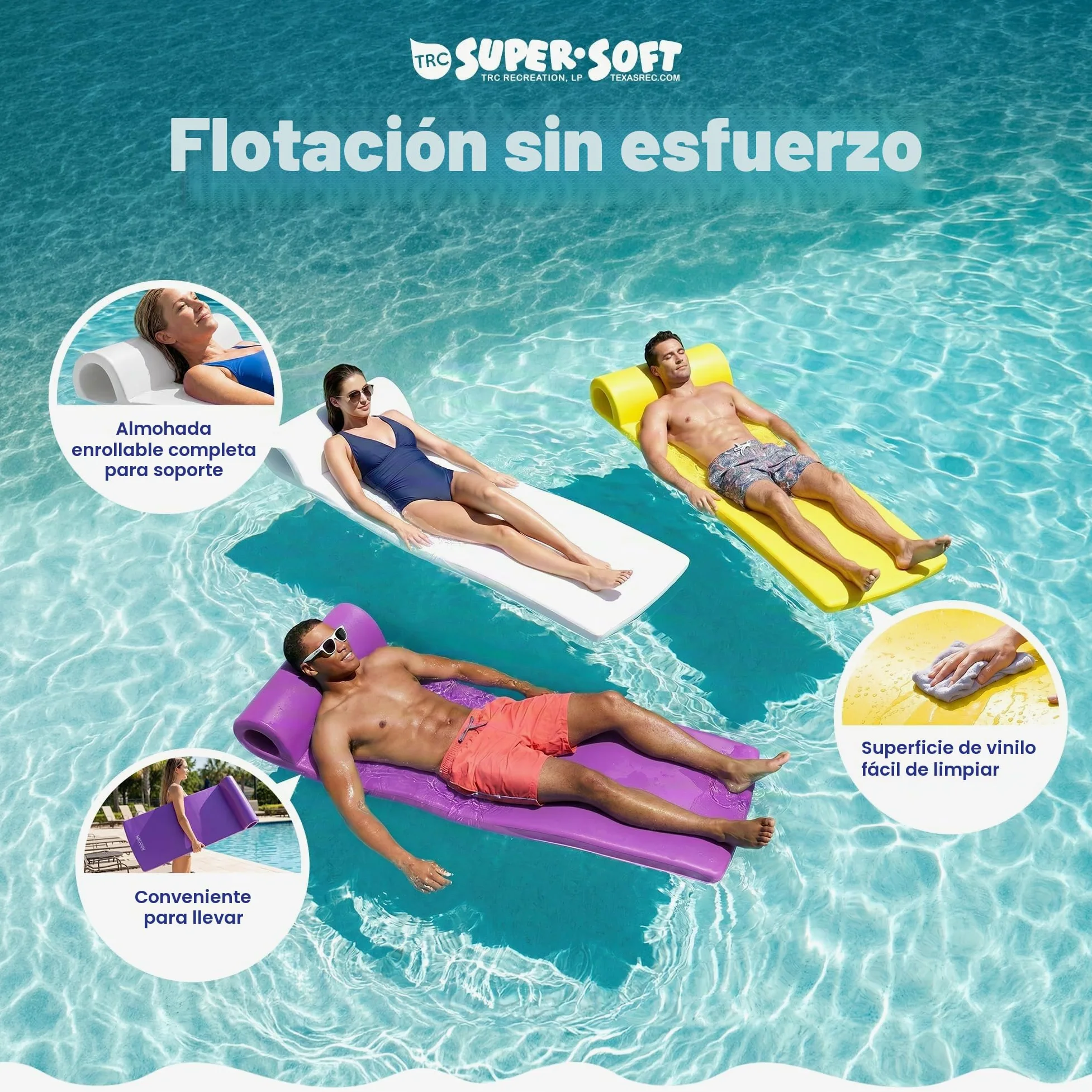 TRC Recreation Sunsation - Flotador para Piscina