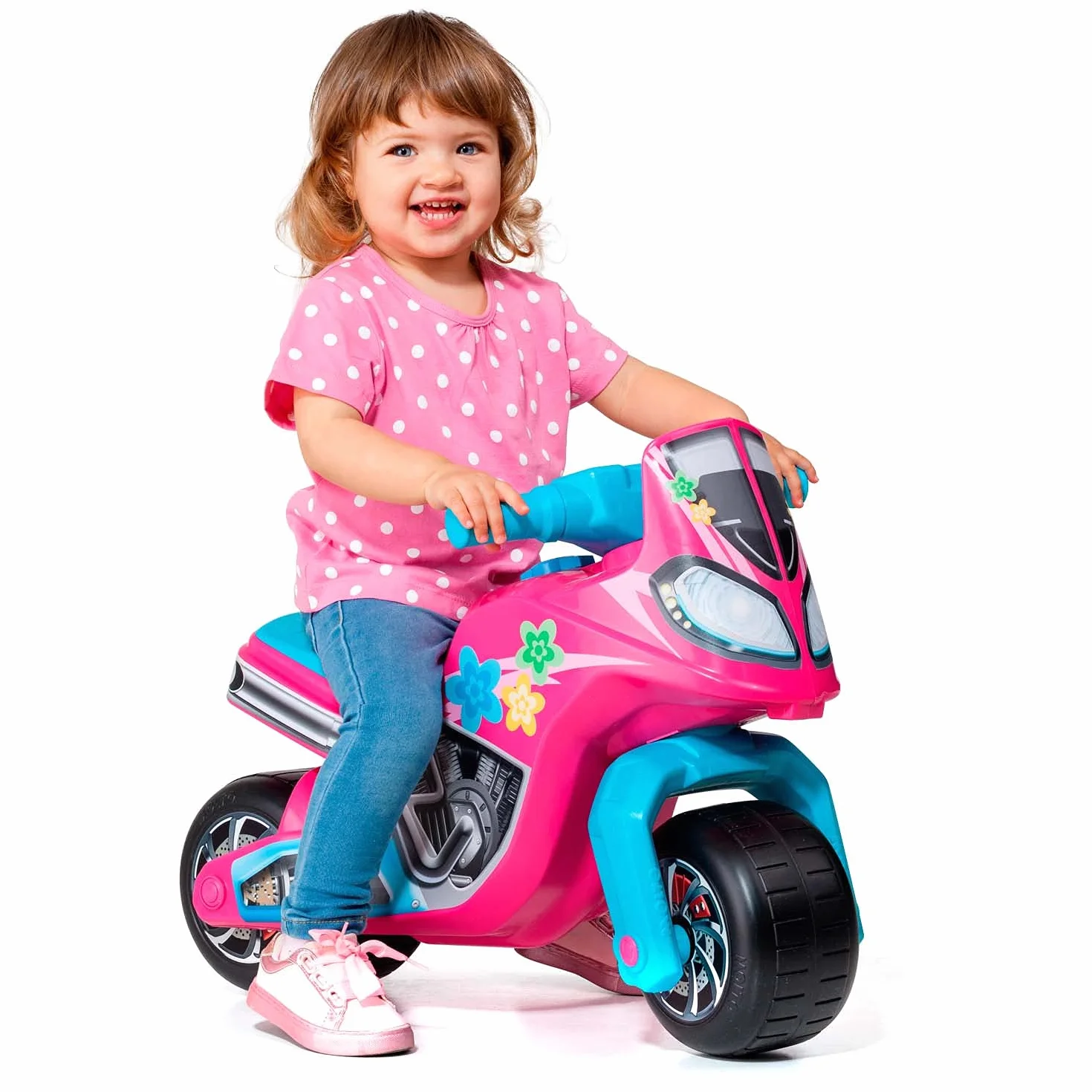 Moto correpasillos Molto Cross Race Rosa