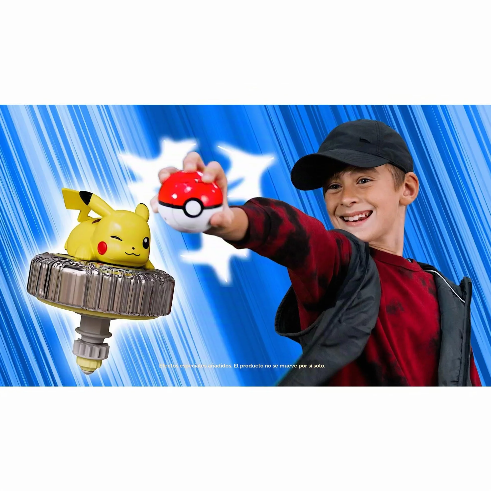 Pokémon Battle Spinner Arena Set – Dos Spinners de Batalla con Dos lanzadores de Bolas Poké Spinner y Battle Arena