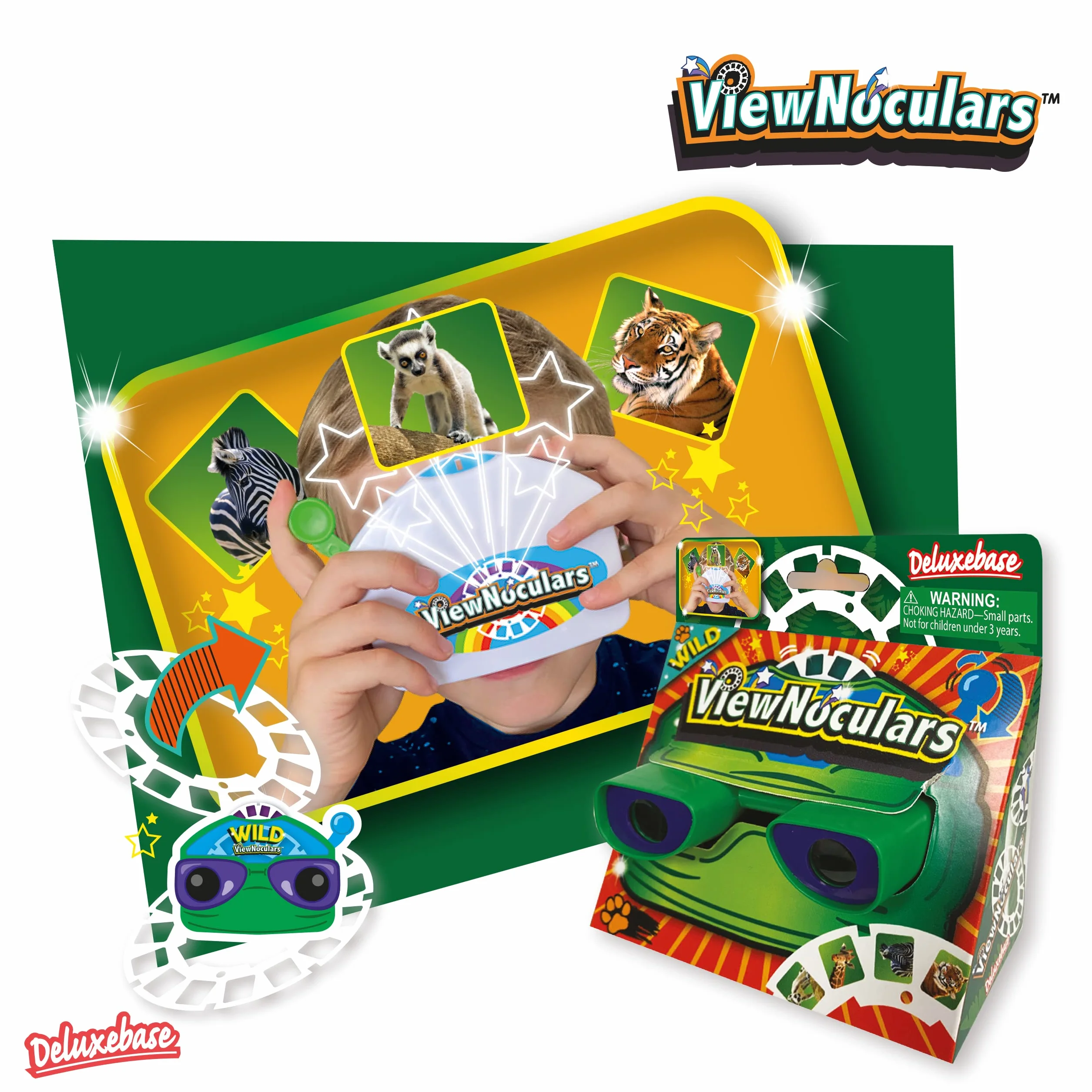 ViewNoclulares - Animal Salvaje de Deluxebase. Educativo Visor de Carrete 3D para Niños