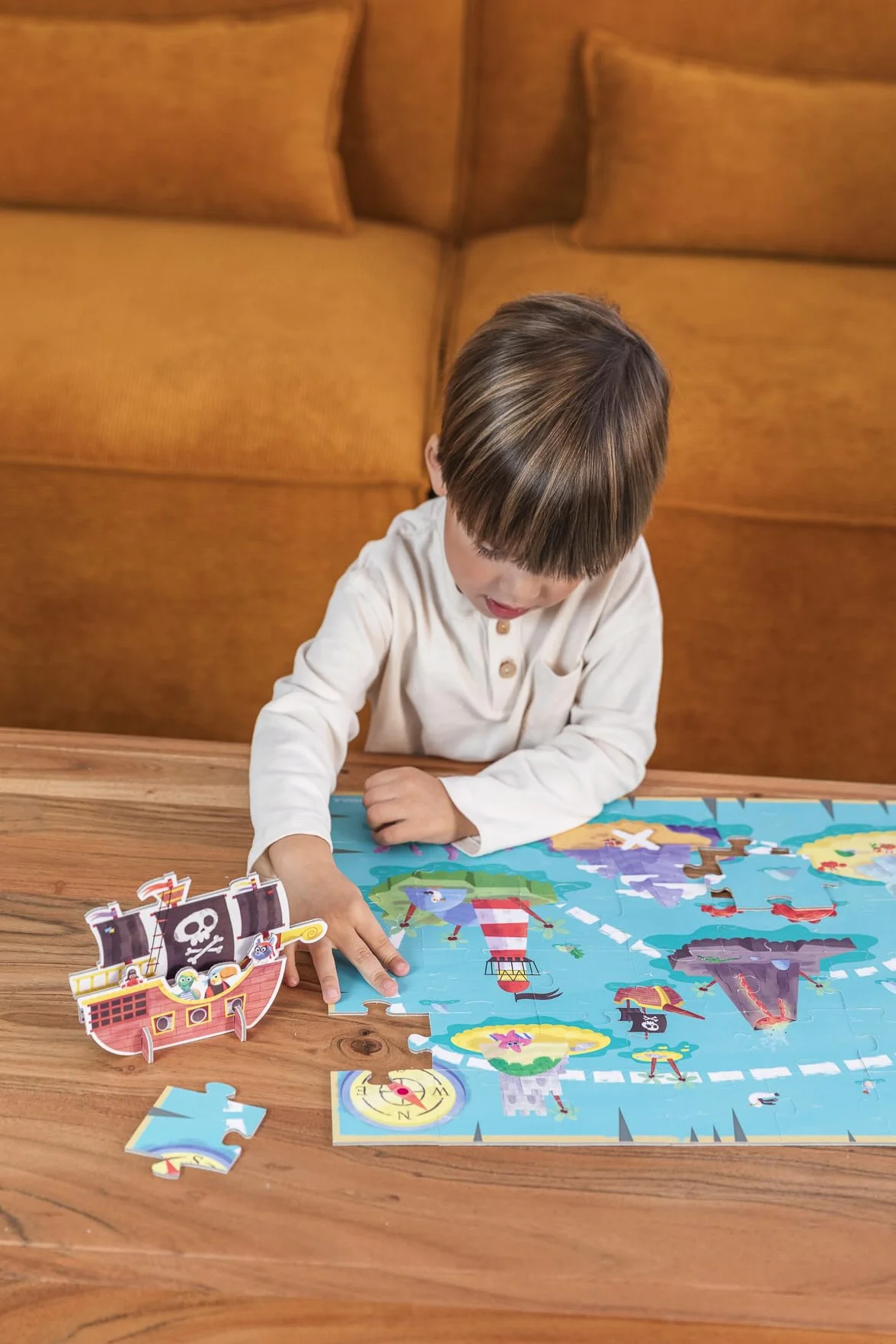 Goula Puzzle XXL Piratas - para niños a Partir de 4 años