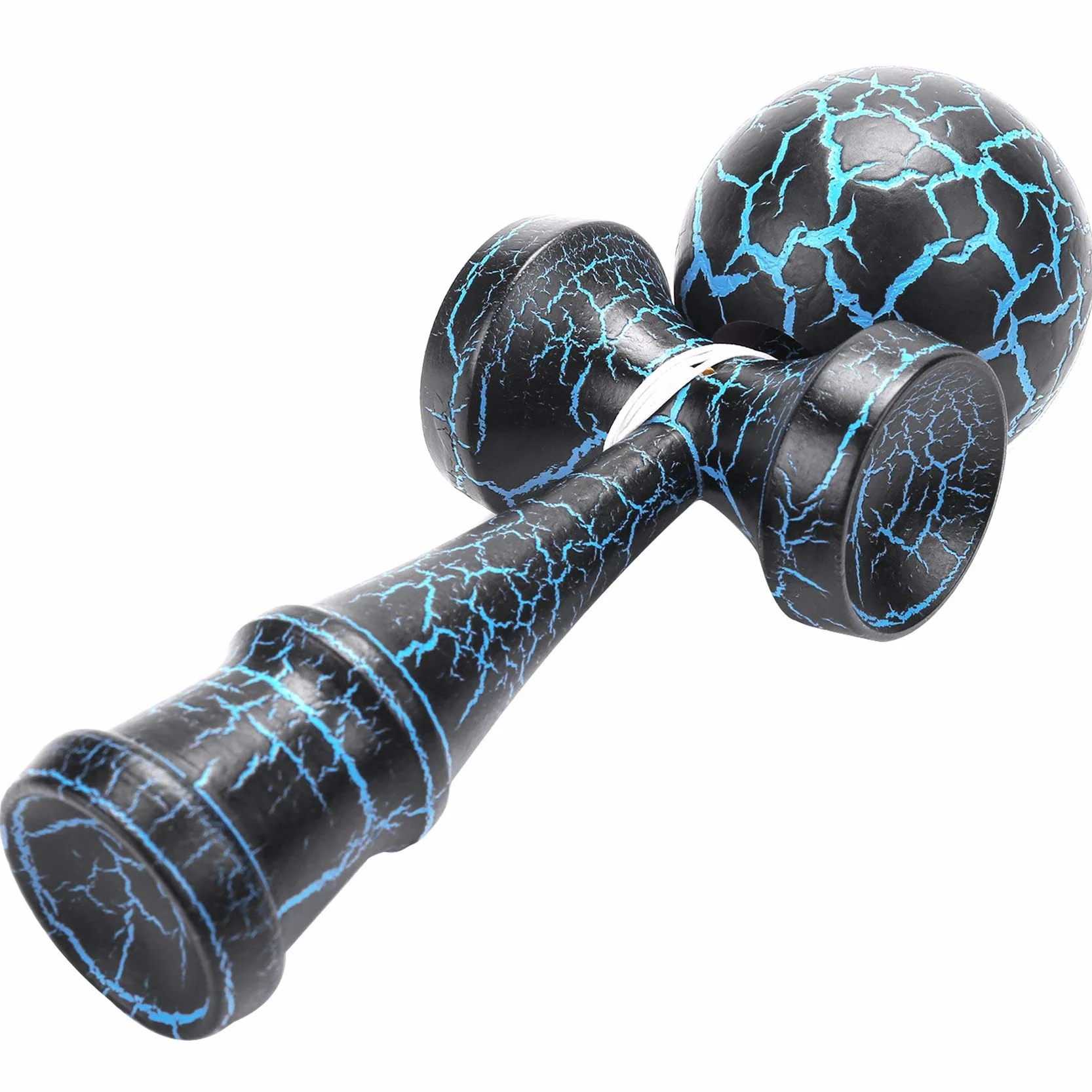 de Deportes Al Libre Kendama Toy Ball NiñOs y Adultos BalóN Al Libre Deportes Crack DiseñO Negro y Azul