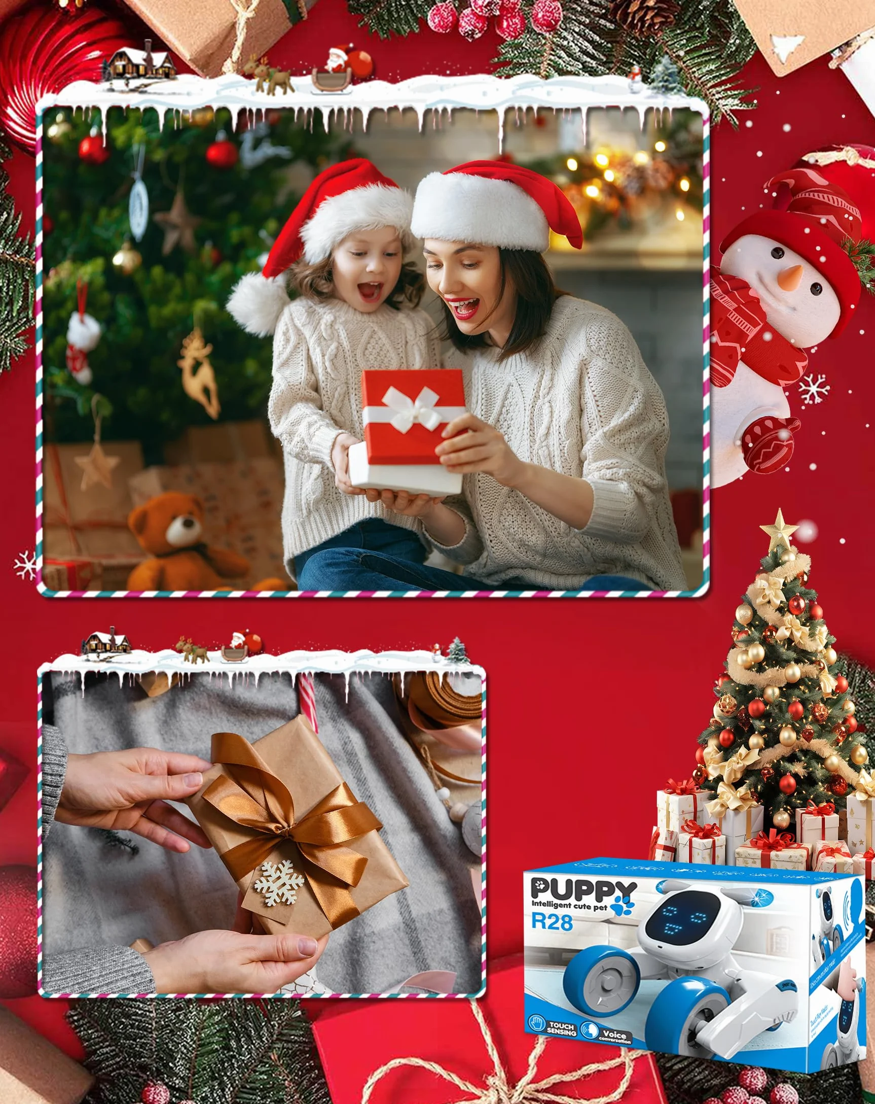 Robot Juguete, Robot Teledirigido para Niños con Expresión LED, Programable, Control por Voz (Solo en inglés), Interactivo Inteligente, Regalo para Niños y Niñas 3 4 5 6 7 8 9 10 11 12 Años