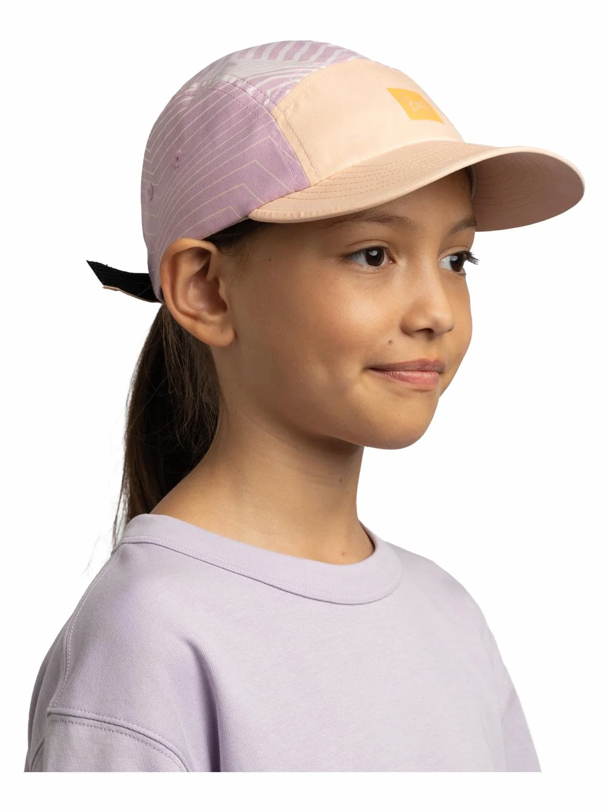 Gorra 5 Panel Buff Go Niño Niña UPF50 Ajustable Sostenible Ligera Materiales reciclados