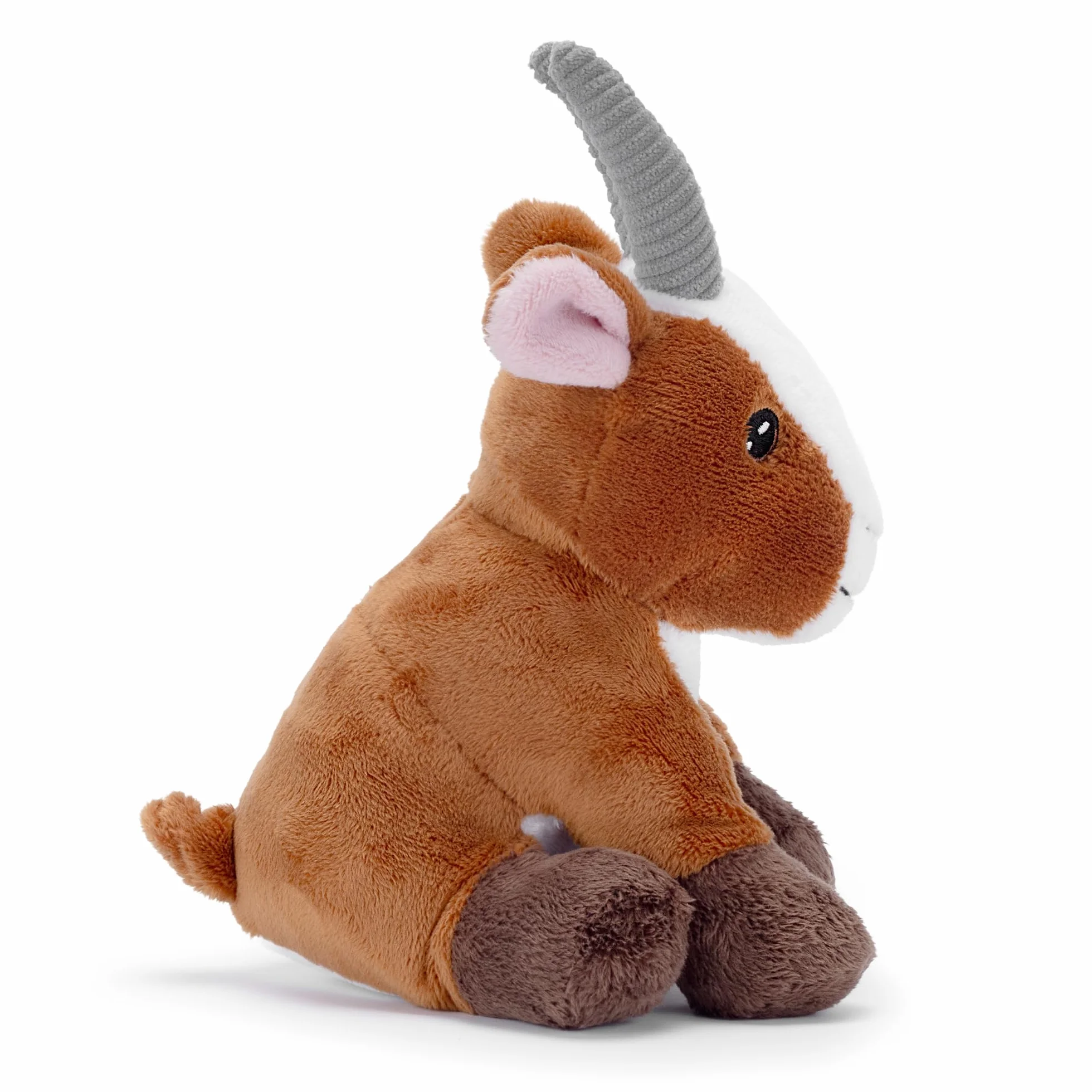 Zappi Co Cabra de Peluche (18 cm) – 100% Reciclado, ecológico – Peluche Suave y abrazable para recién Nacidos, niños pequeños, bebés