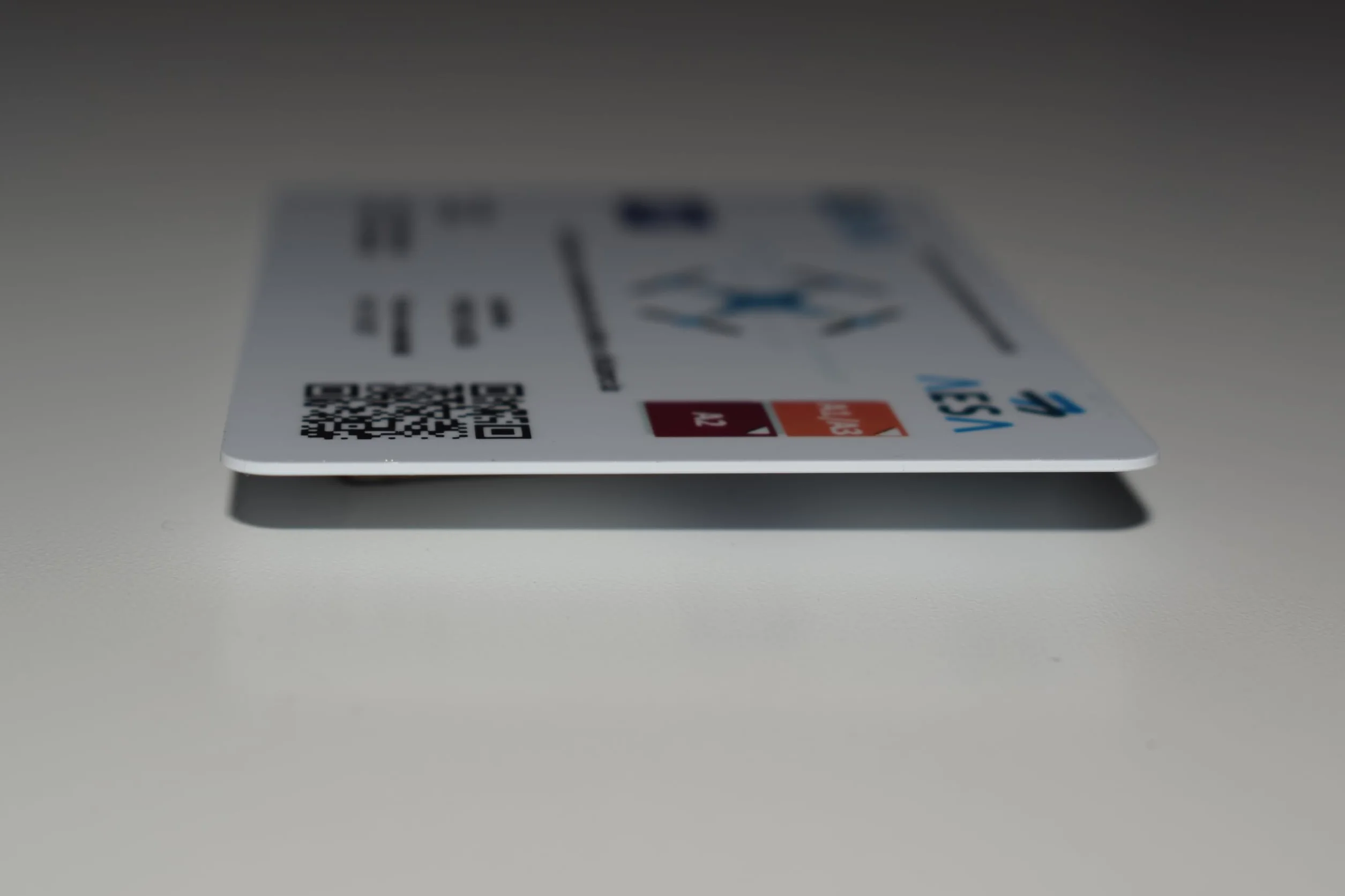 Tarjeta de PVC EASA Impresión Doble Cara Certificado de Piloto de Drones A1/A3 A2 STS
