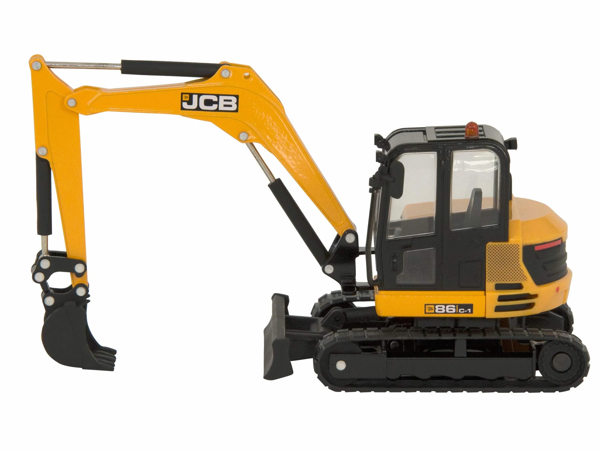 Britains - Excavadora Midi JCB, Color Amarillo y Negro (Tomy 43013)