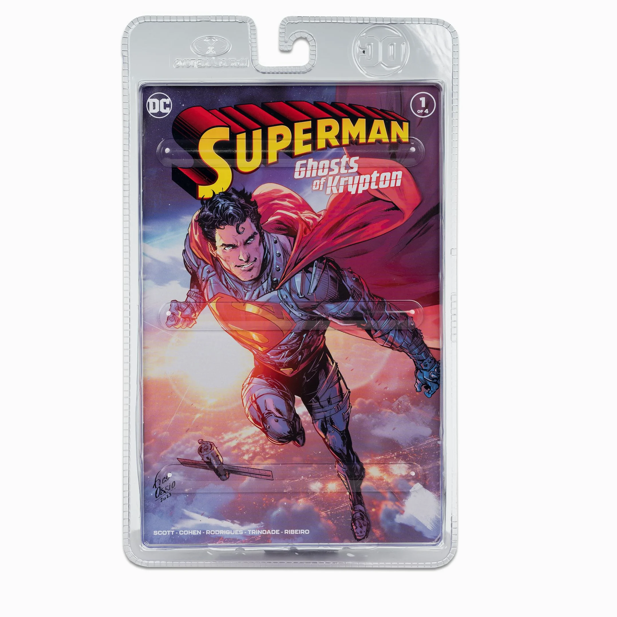 DC Direct Figurine et Comic Book Superman Wave 5 Superman (Ghosts of Krypton) 18 cm | DC Direct Ghost Of Krypton Figura de acción de 7 pulgadas Wave 5 - Superman