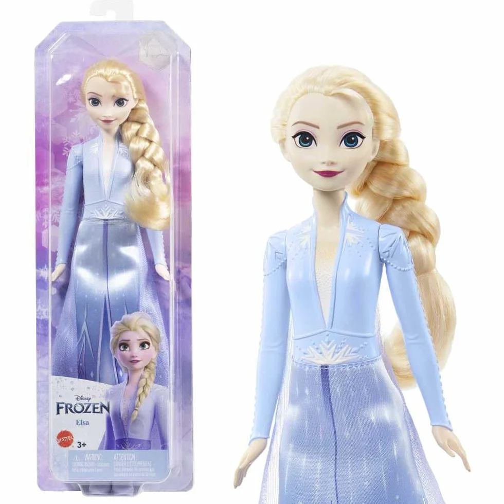 Mattel Disney Frozen 2 Elsa viajera Muñeca con look de viaje, juguete +3 años (HLW48)