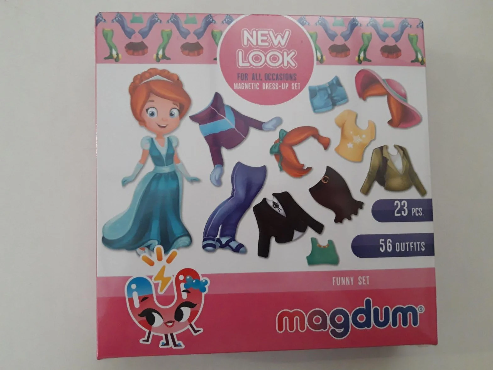 Juego Magnético Vestir Niñas – 23 Personajes & 56 Outfits – Set Dress Up Educativo Infantil – Actividad Montessori Viaje Hogar – Imanes Nevera Creativos – Regalo Infantil