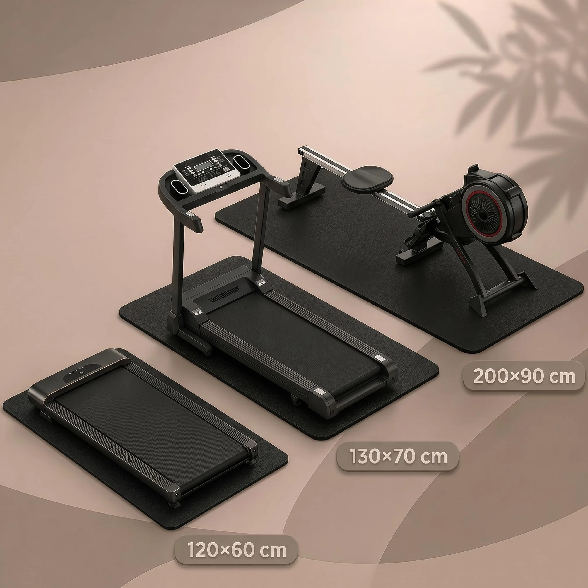 Floordirekt Sparta Esterilla antideslizante fitness cinta correr bicicleta elíptica absorción impactos