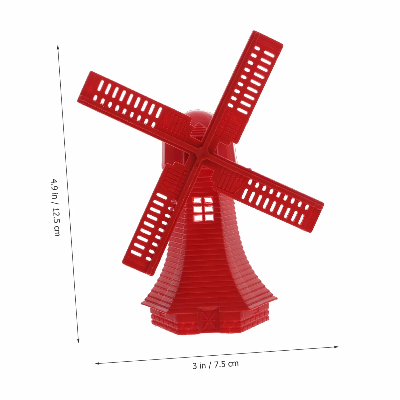 Lurrose 16 Piezas Modelo de Granja Decoracion Miniatura Juguetes Modelo de Granja para niños decoración Juguetes niño Accesorio de diseño en Miniatura Accesorio de Paisaje Molino Rojo