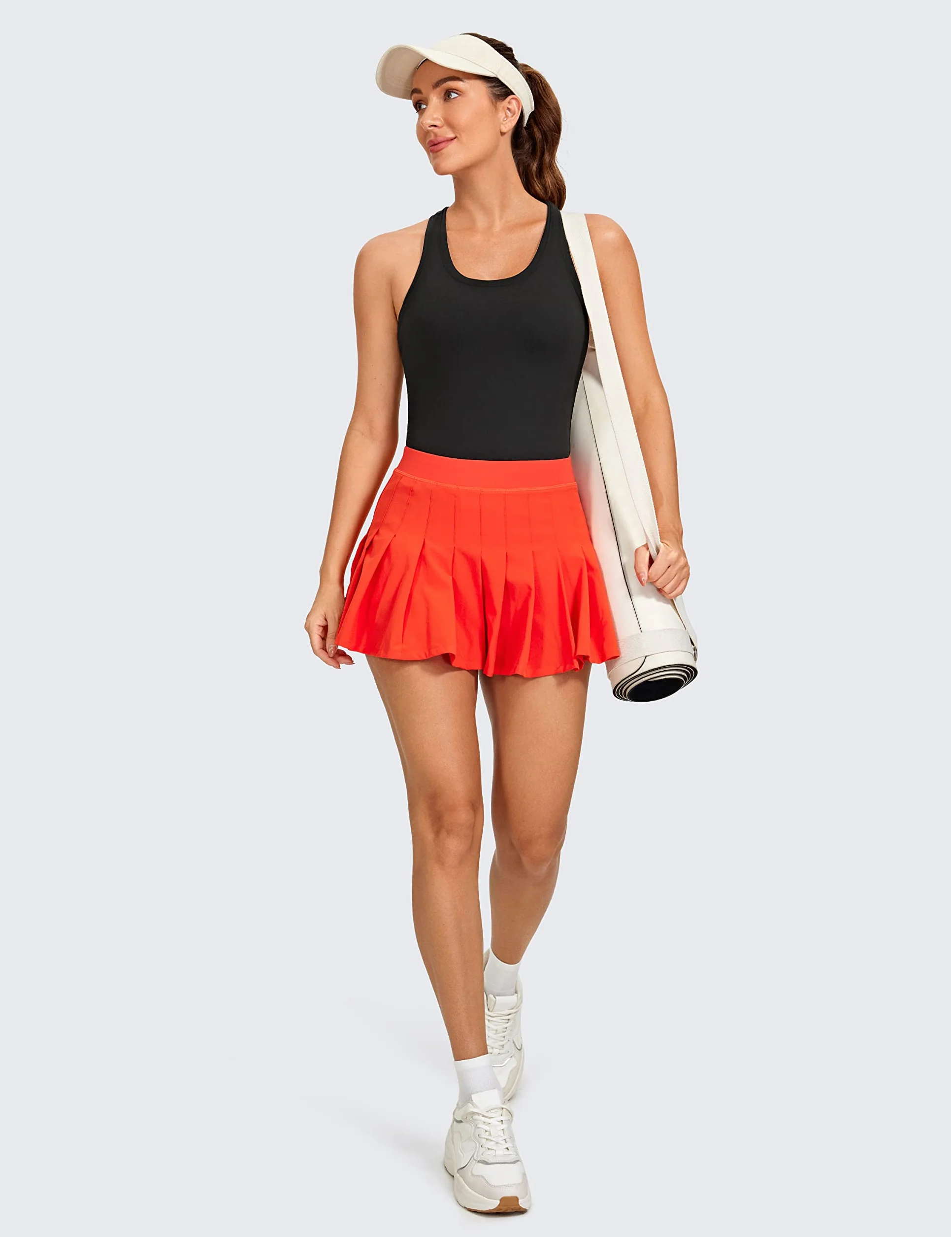 CRZ YOGA Butterluxe Camiseta sin Mangas Mujer Espalda Cruzada Gimnasio
