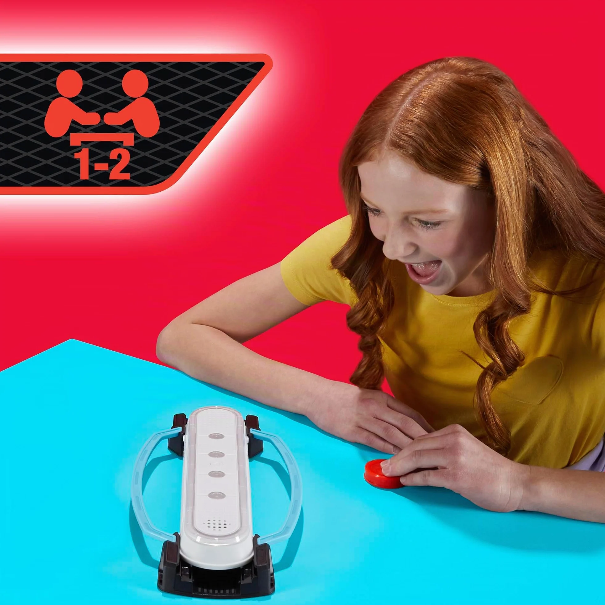 Hasbro Gaming Hypershot - Juego electrónico de Hockey de Mesa | 5 Juegos en 1 | Música, Luces y Sonidos | A Partir de 8 años | para 1 a 2 Jugadores | Juegos de Mesa para niños