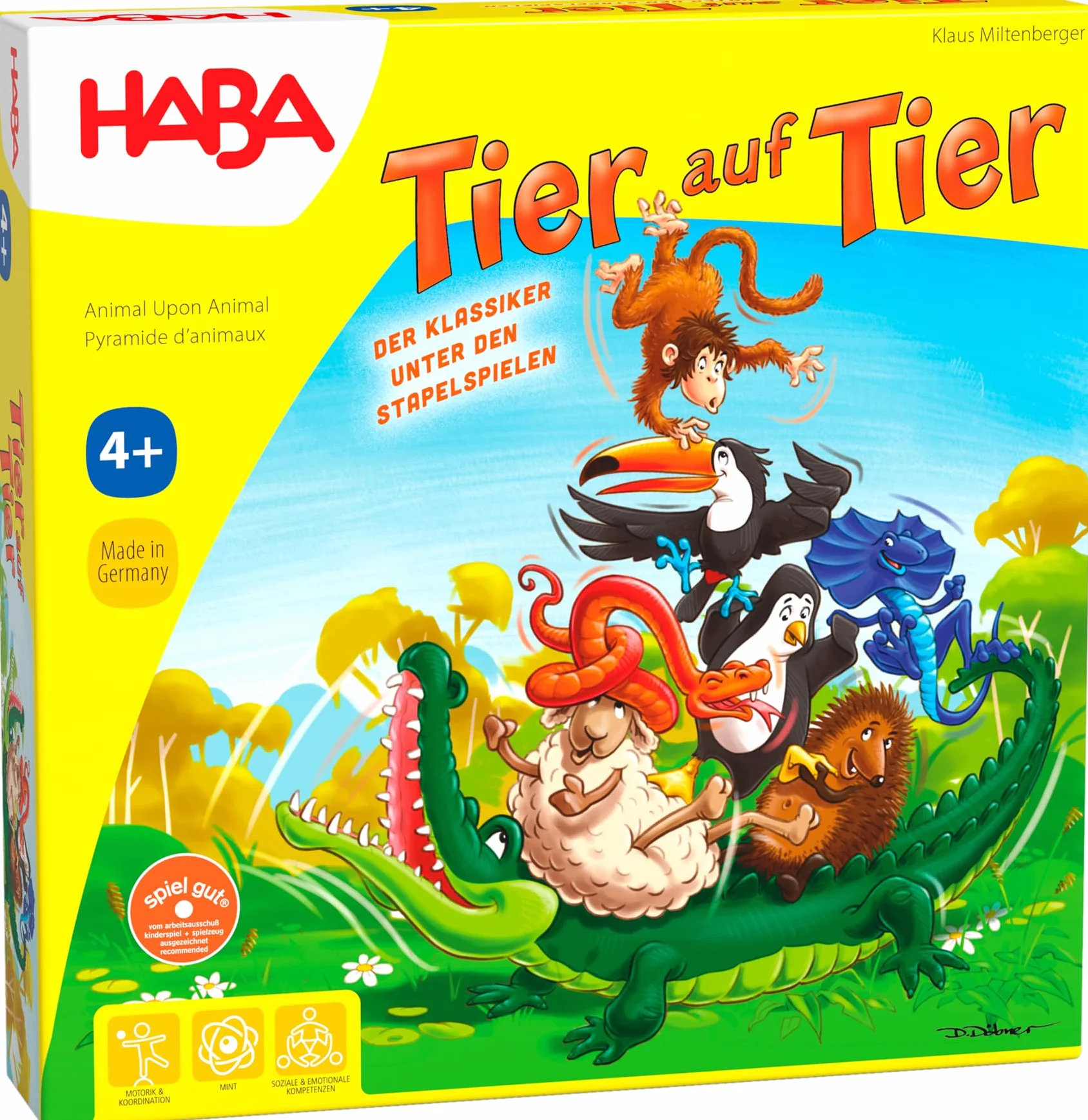 Haba Tier auf Tier Juego Infantil para apilar Animales