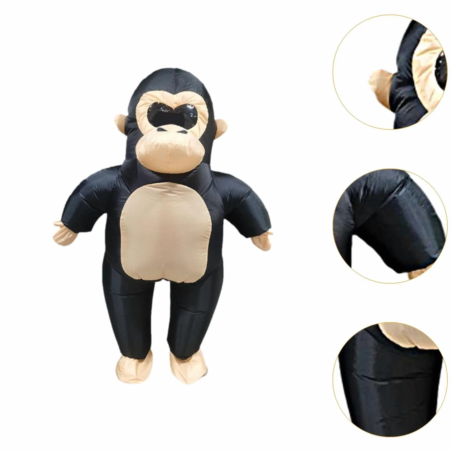 Disfraz Inflable Traje de Animal Entero para Cosplays Y Carnaval Diseño Adorable con Estructura Segura Y Resistente Material Ligero de Fácil T, Altura 160 a 190 Cm