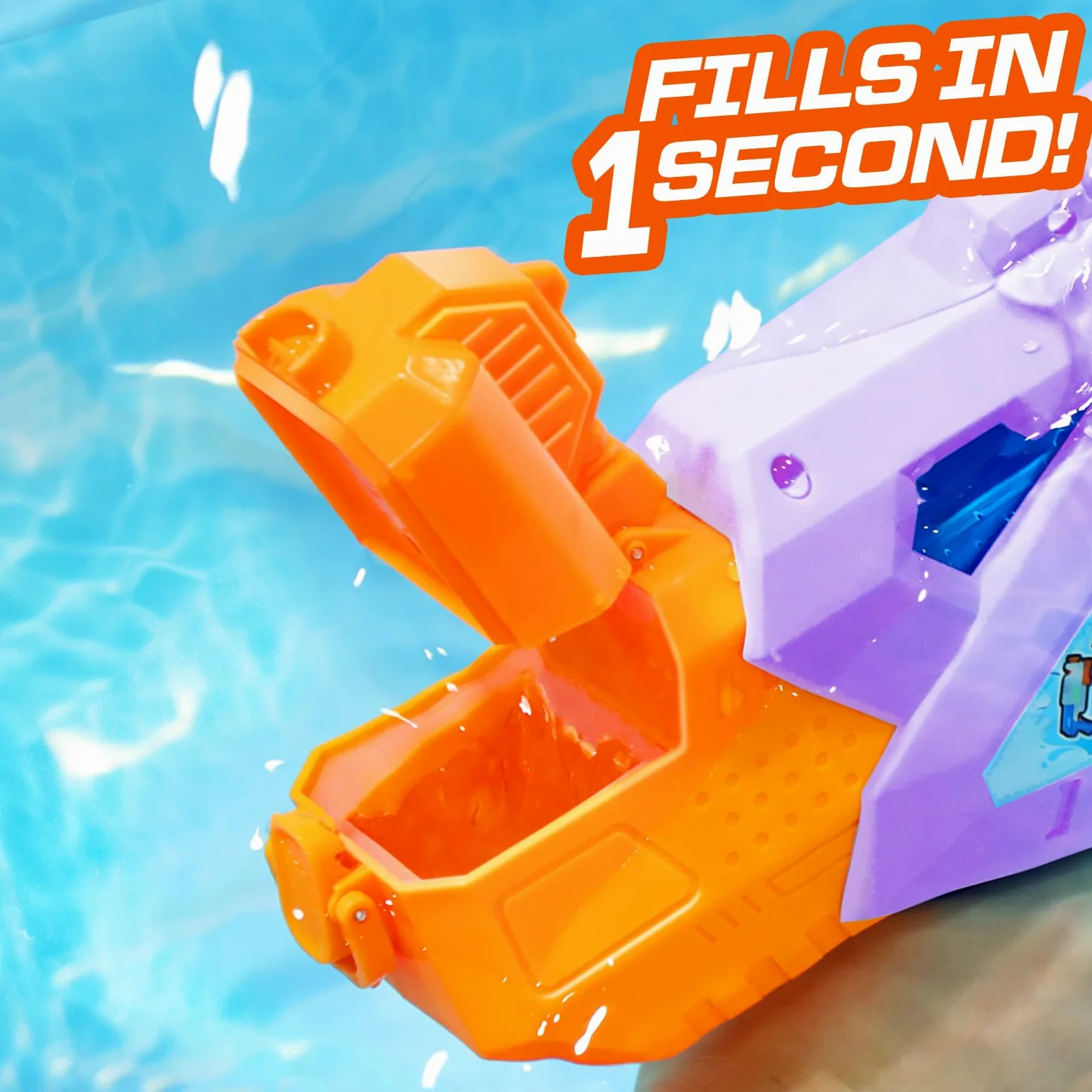 Quanquer 1200 ml super pistola de agua para adultos y niños – Paquete de 2 pistolas de agua con alcance de 10 m – Idea de regalo para batallas de agua veraniegas en el jardín, la piscina y el jardín