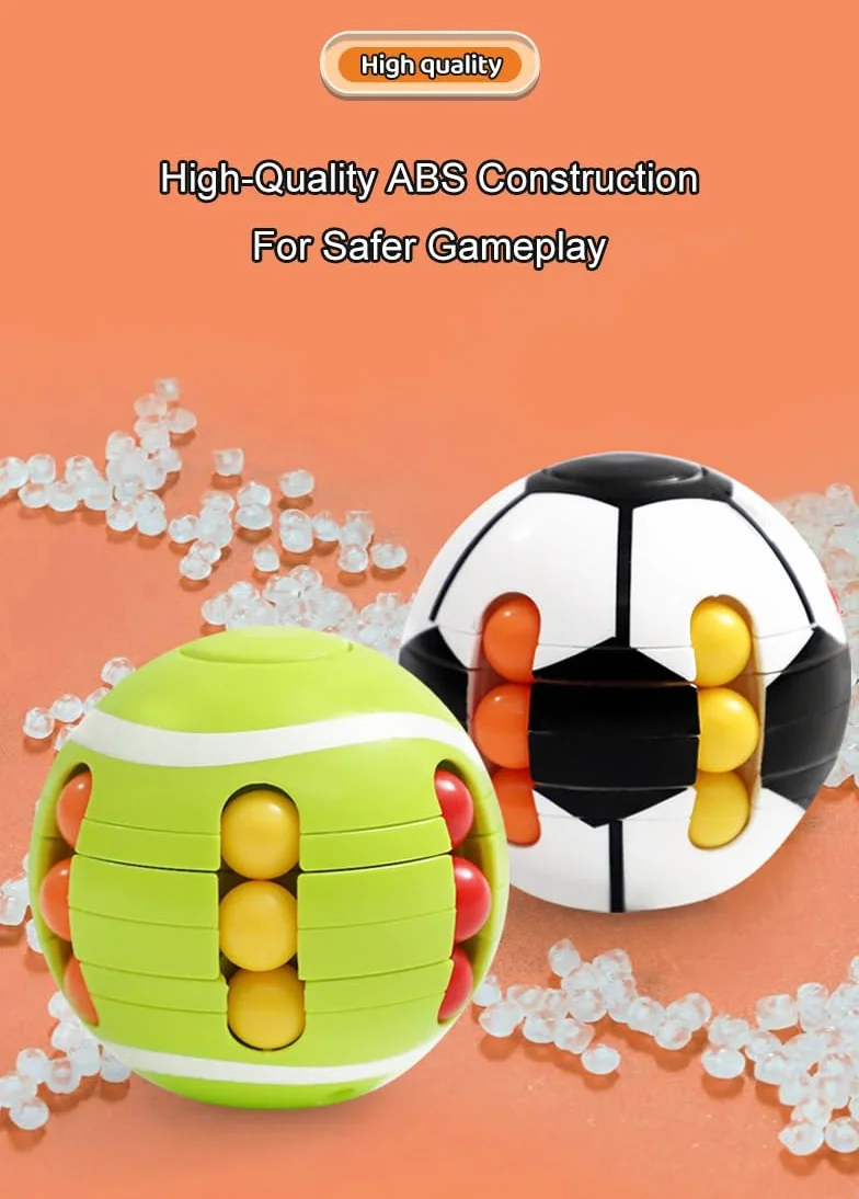 Juguetes de pelota deportiva de rompecabezas - Rompecabezas 3D y juegos de acertijos para niños y adultos, juguetes sensoriales de regalo, cuentas mágicas de inteligencia de 6,35 cm, alivio del estrés