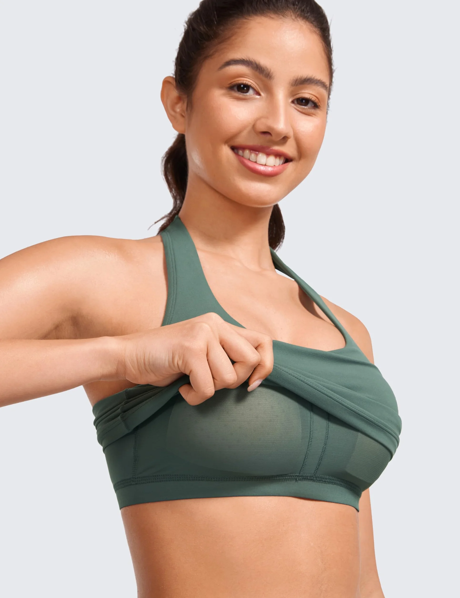 CRZ YOGA Mujeres Butterluxe Sostén Deportivo Acolchado Tanque Tops